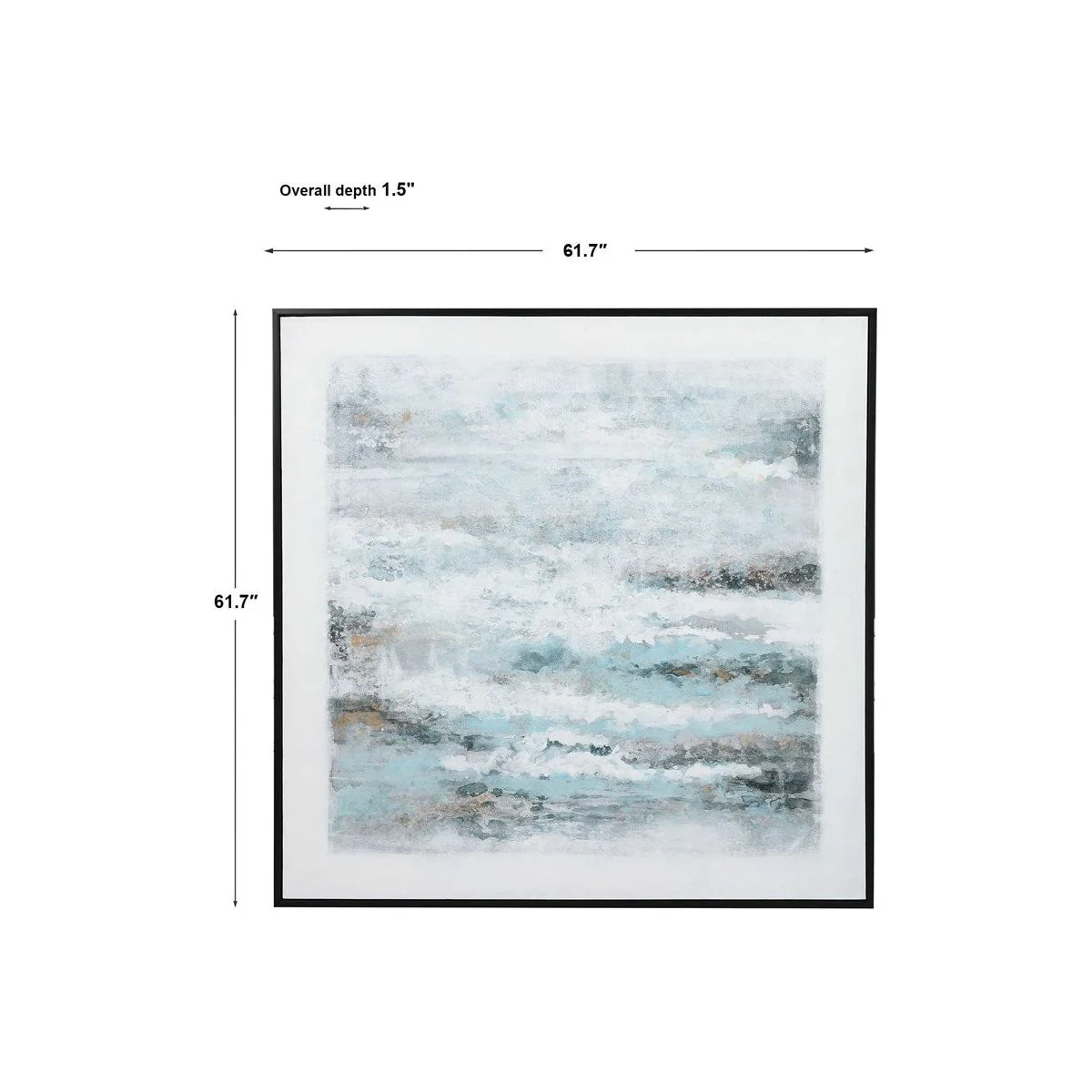 Uttermost Above The Clouds Hand Painted Canvas - Image 7