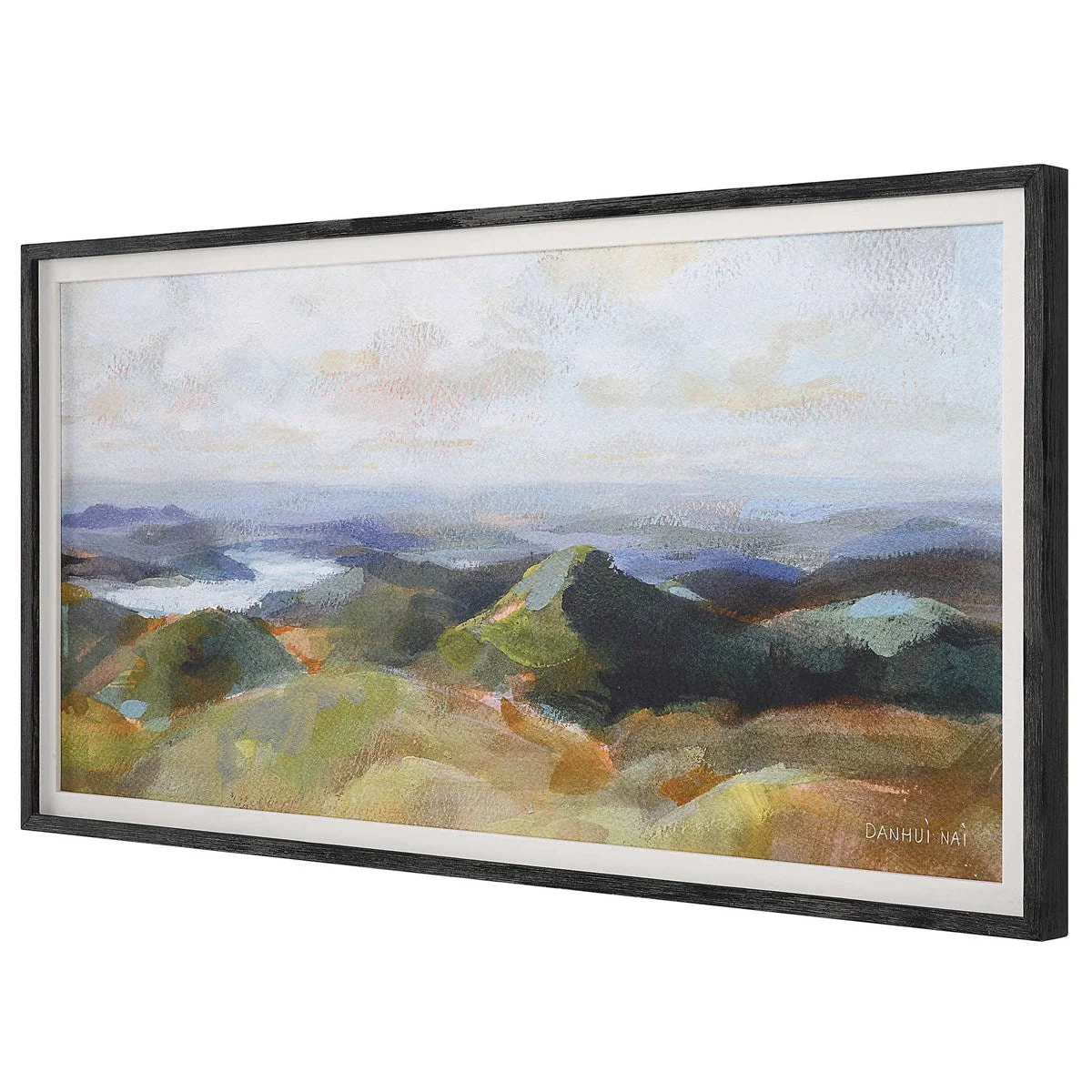 Uttermost Above The Lakes Landscape Framed Print - Image 4