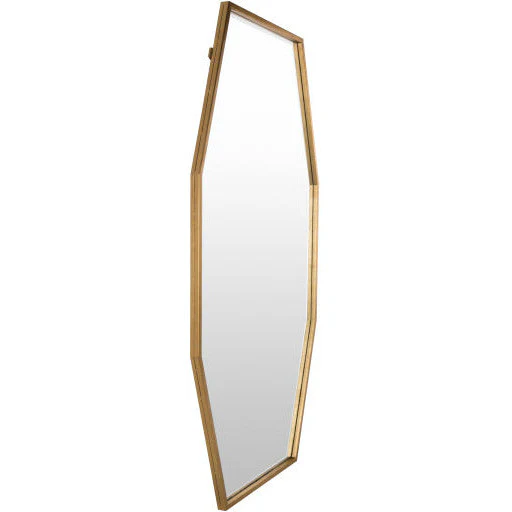 Surya Wall Decor & Mirrors Adams Modern Wall Mirror Gold Finish ADA-3001 - Image 6