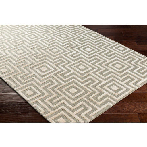 Surya Rugs Addison Collection Beige & Sage Pattern Area Rug ADD-2301 - Image 5