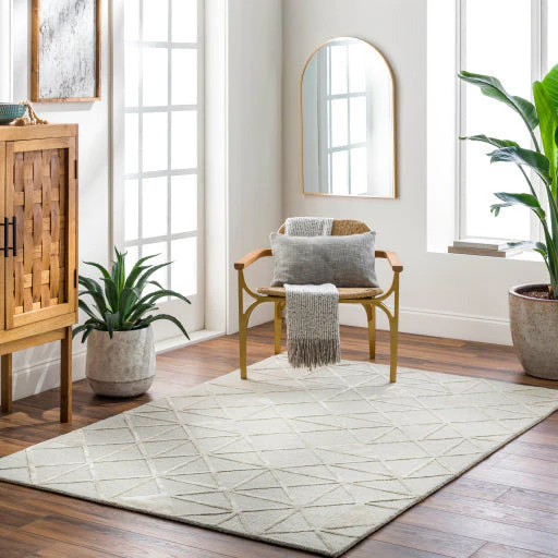 Surya Rugs Addison Collection Beige & Cream Pattern Area Rug ADD-2302