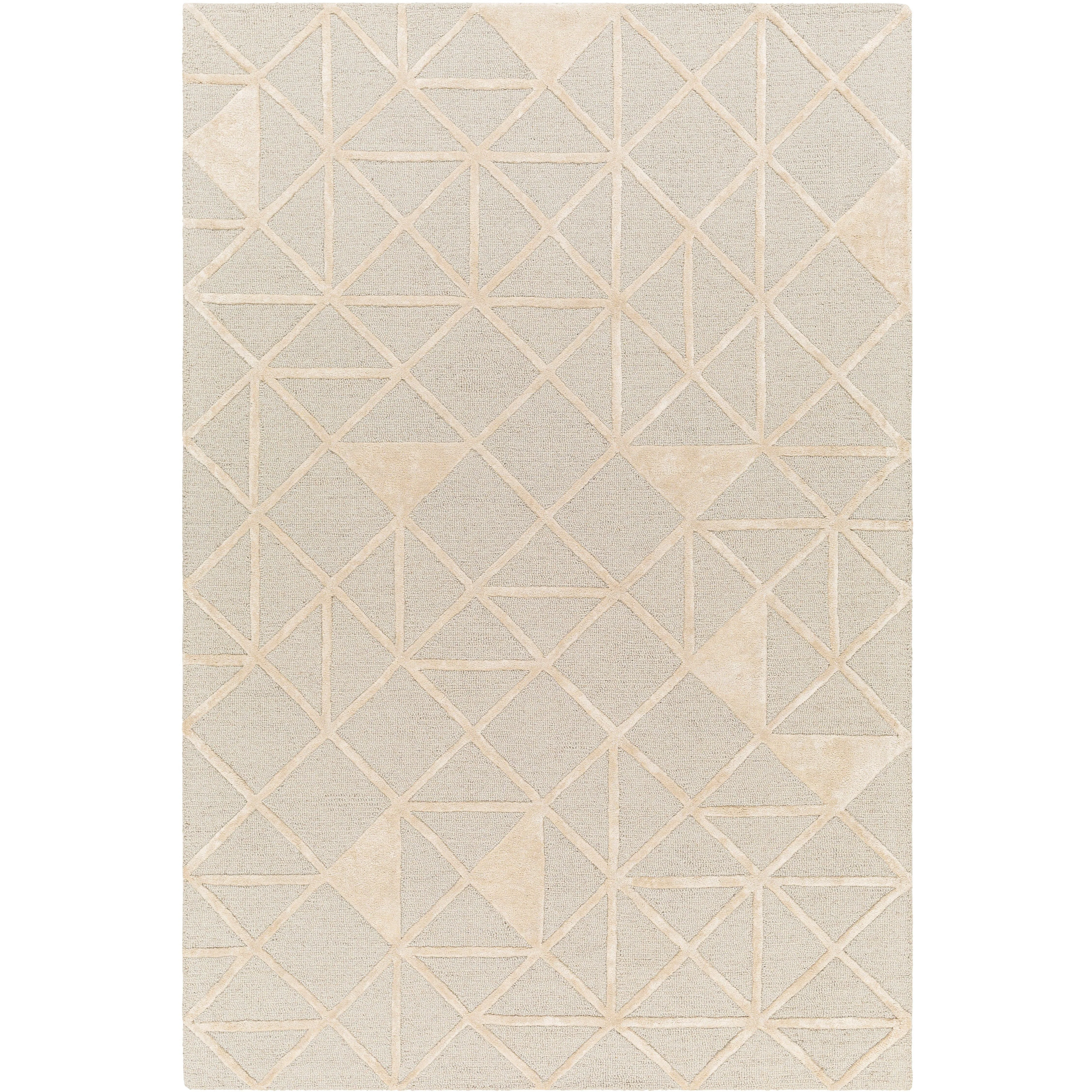 Surya Rugs Addison Collection Beige & Cream Pattern Area Rug ADD-2302 - Image 2