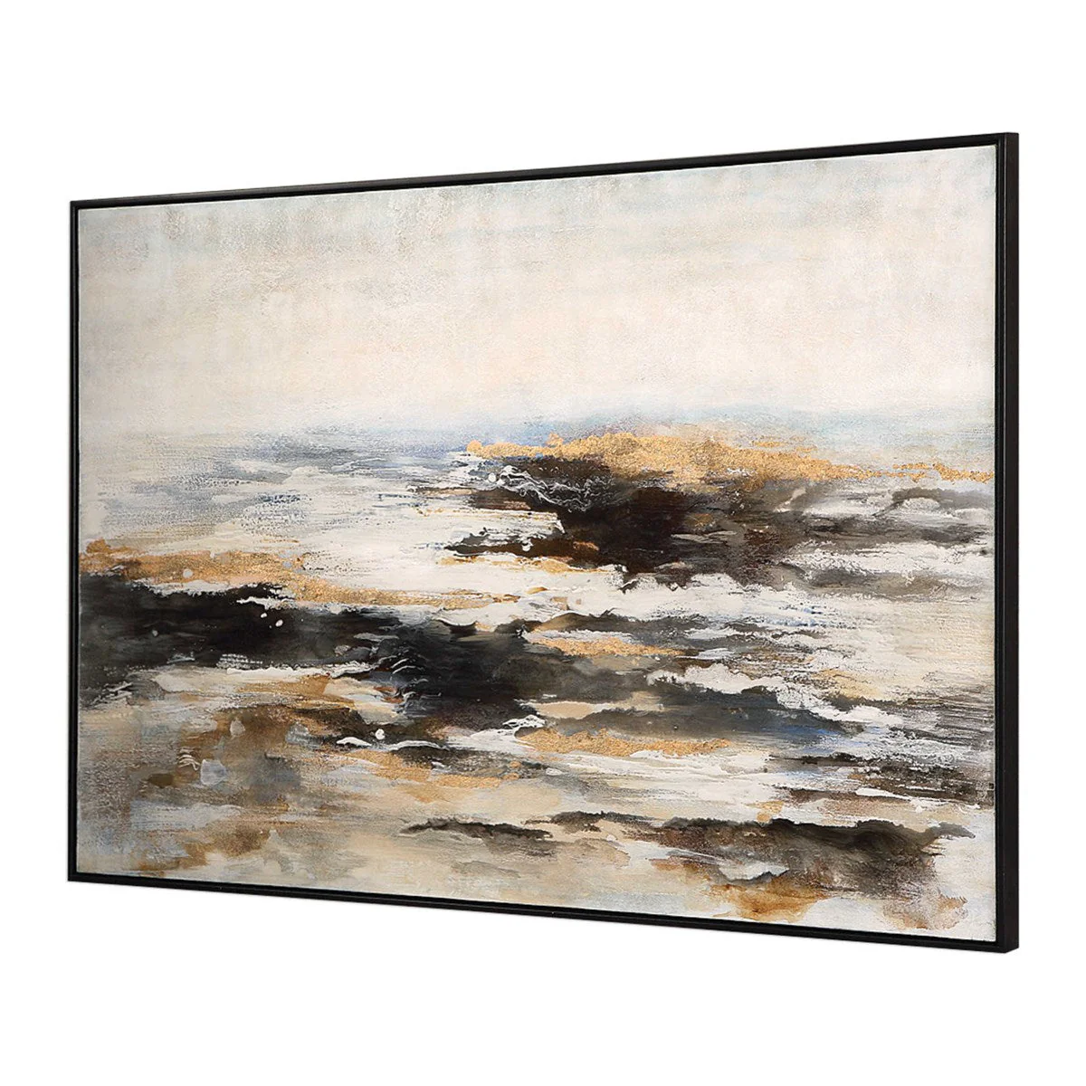 Uttermost Aftermath Modern Abstract Hand Painted Canvas - Image 4