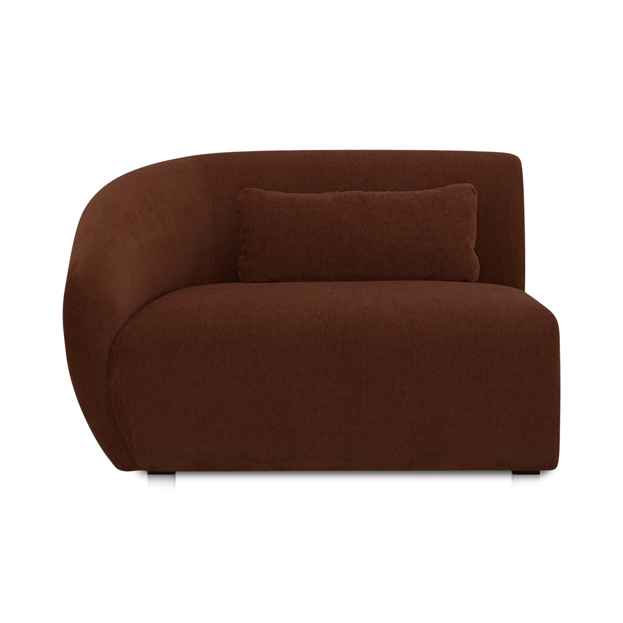 Moe's Home Collection Amelia Chestnut Left Arm Facing Chair