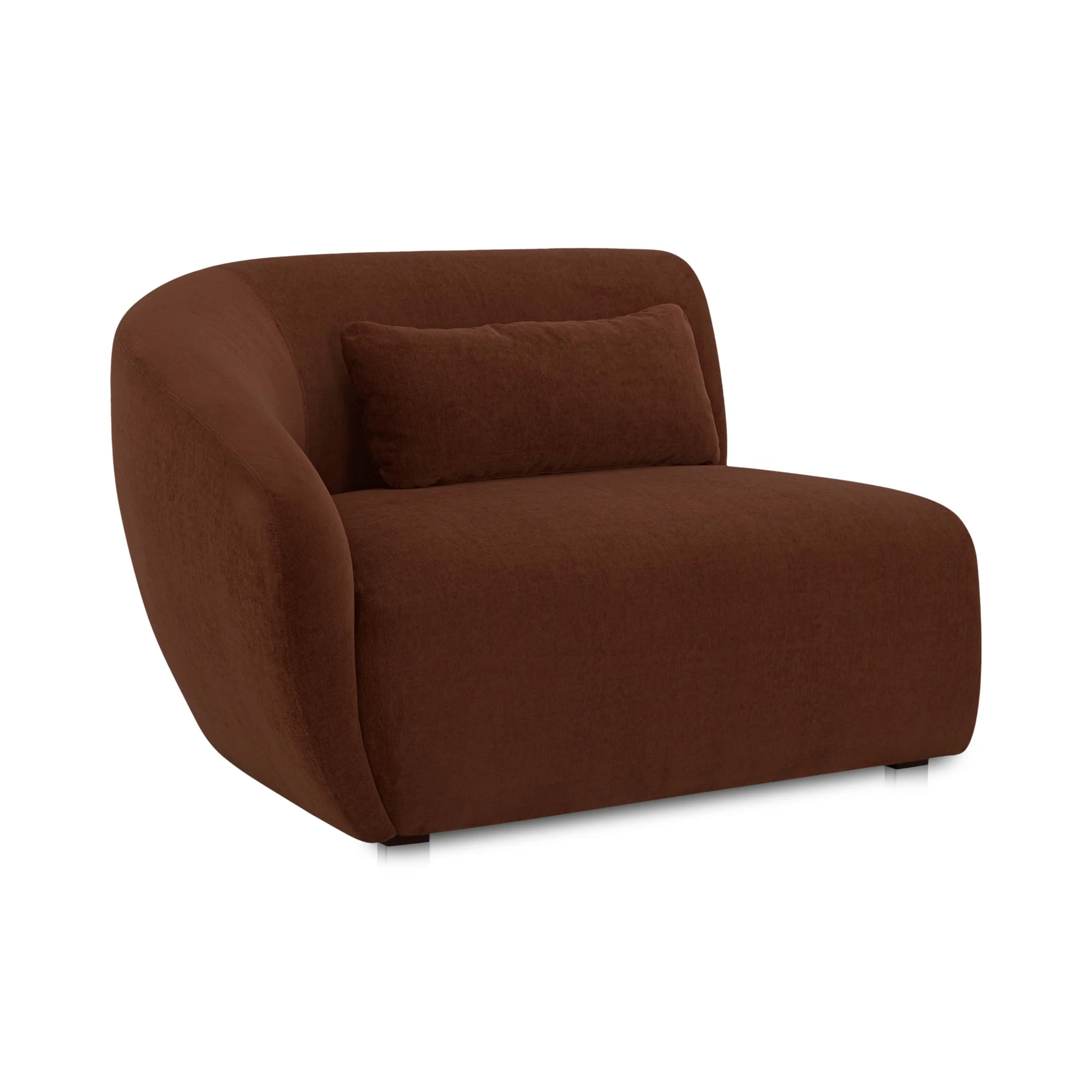 Moe's Home Collection Amelia Chestnut Left Arm Facing Chair - Image 2