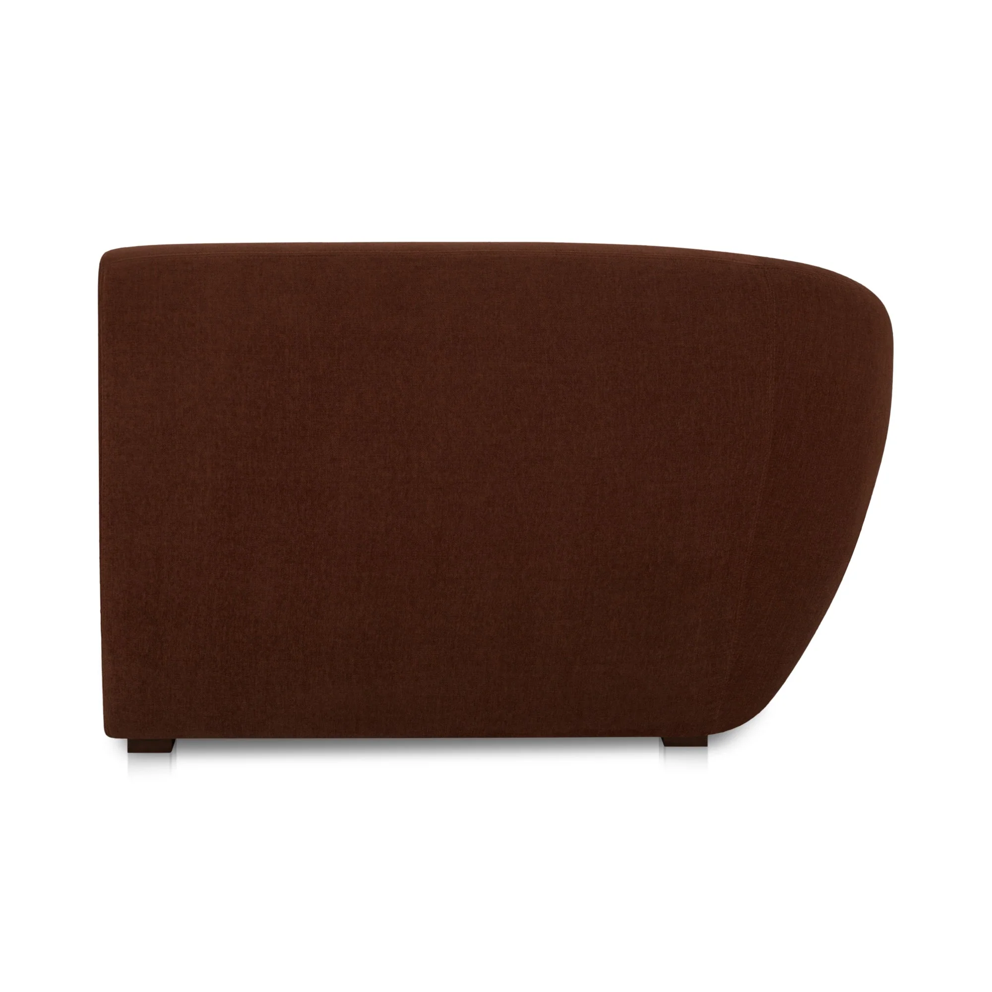Moe's Home Collection Amelia Chestnut Left Arm Facing Chair - Image 4