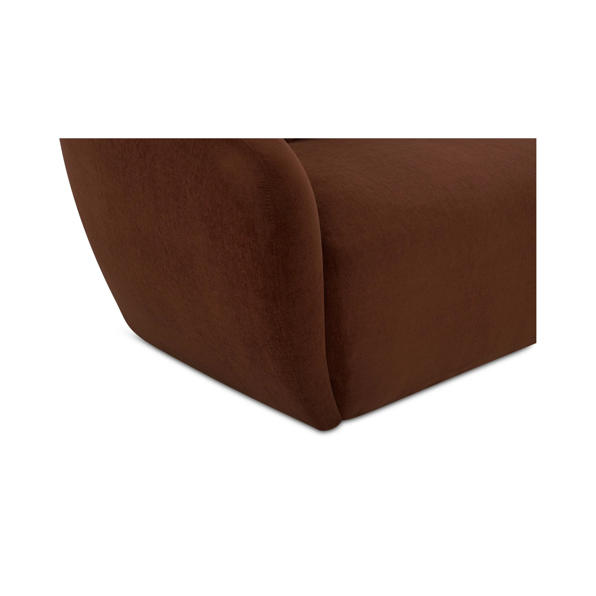 Moe's Home Collection Amelia Chestnut Left Arm Facing Chair - Image 5