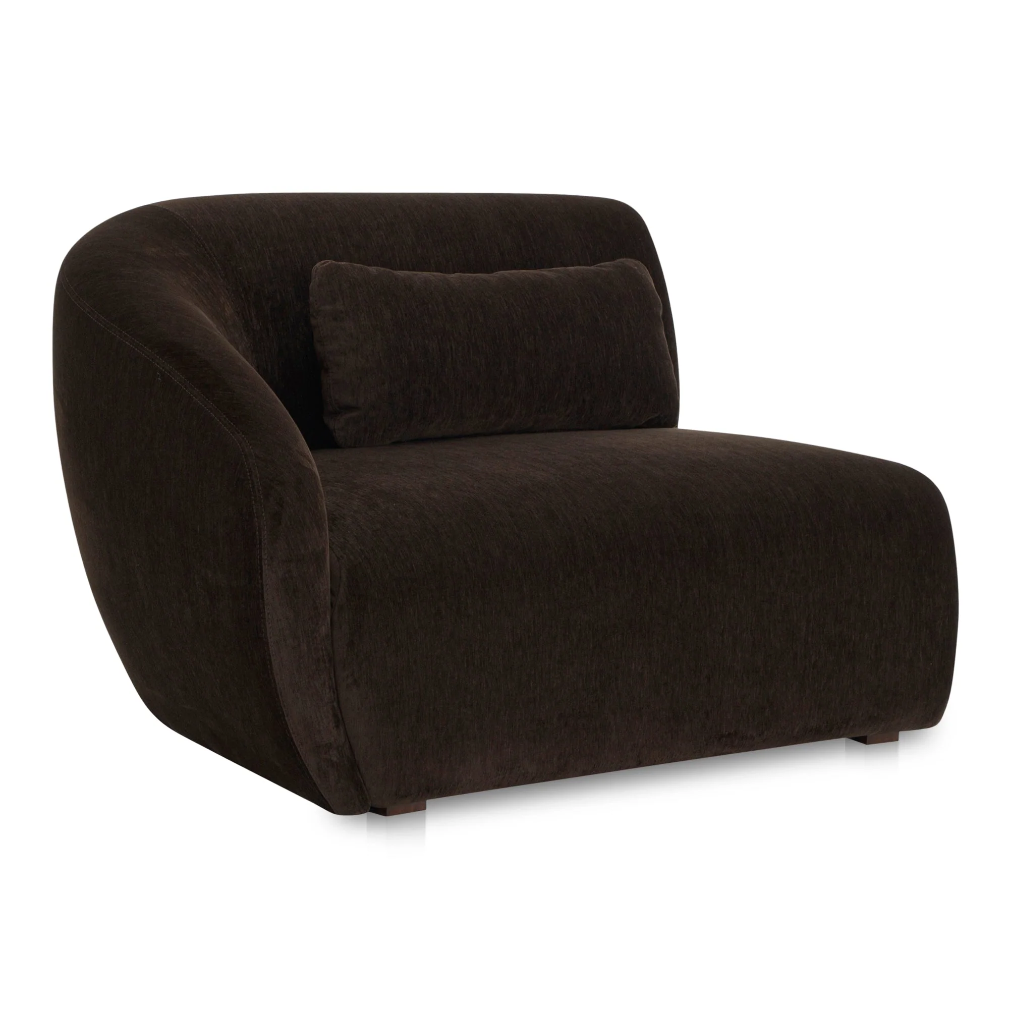 Moe's Home Collection Amelia Espresso Left Arm Facing Chair - Image 2