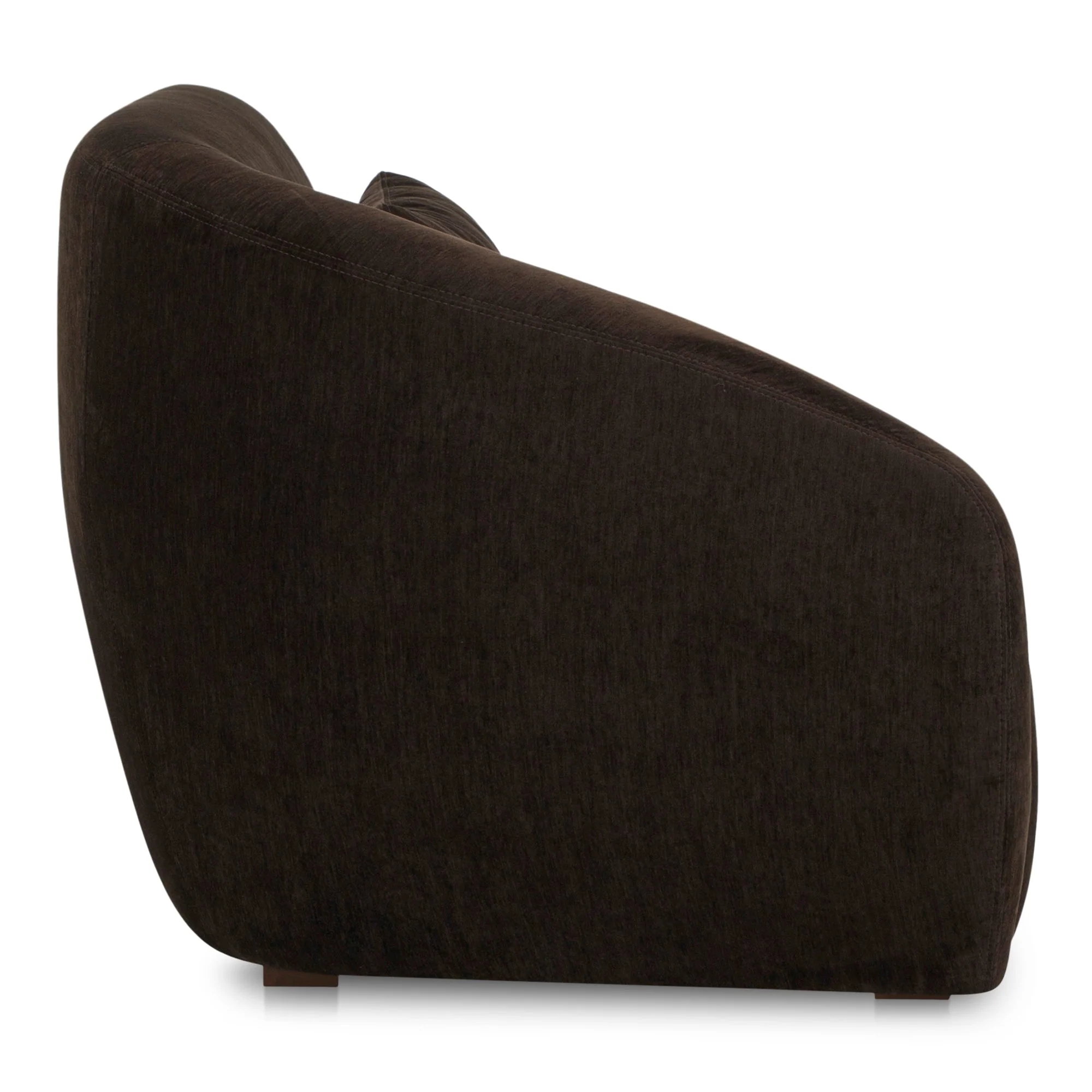 Moe's Home Collection Amelia Espresso Left Arm Facing Chair - Image 3