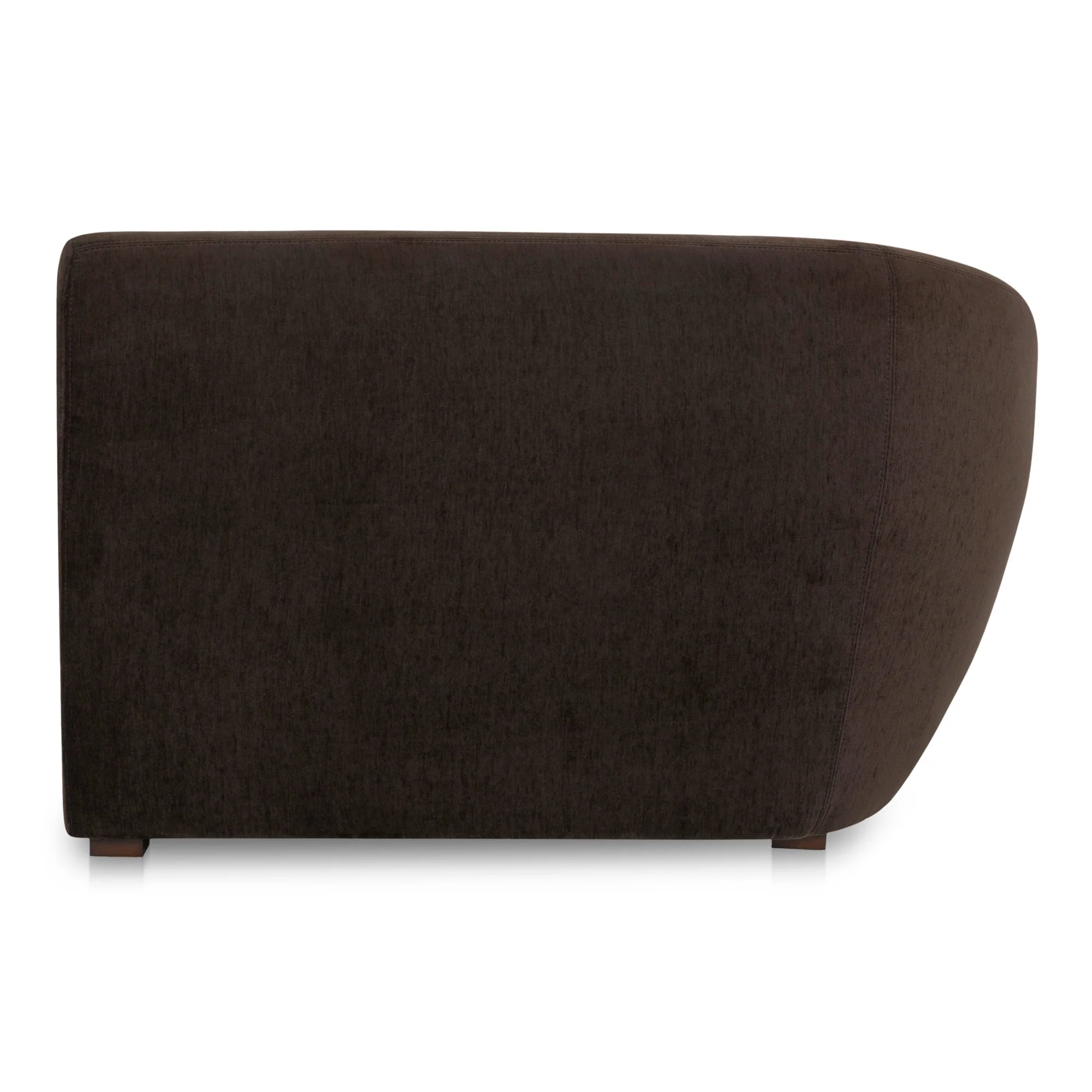Moe's Home Collection Amelia Espresso Left Arm Facing Chair - Image 4