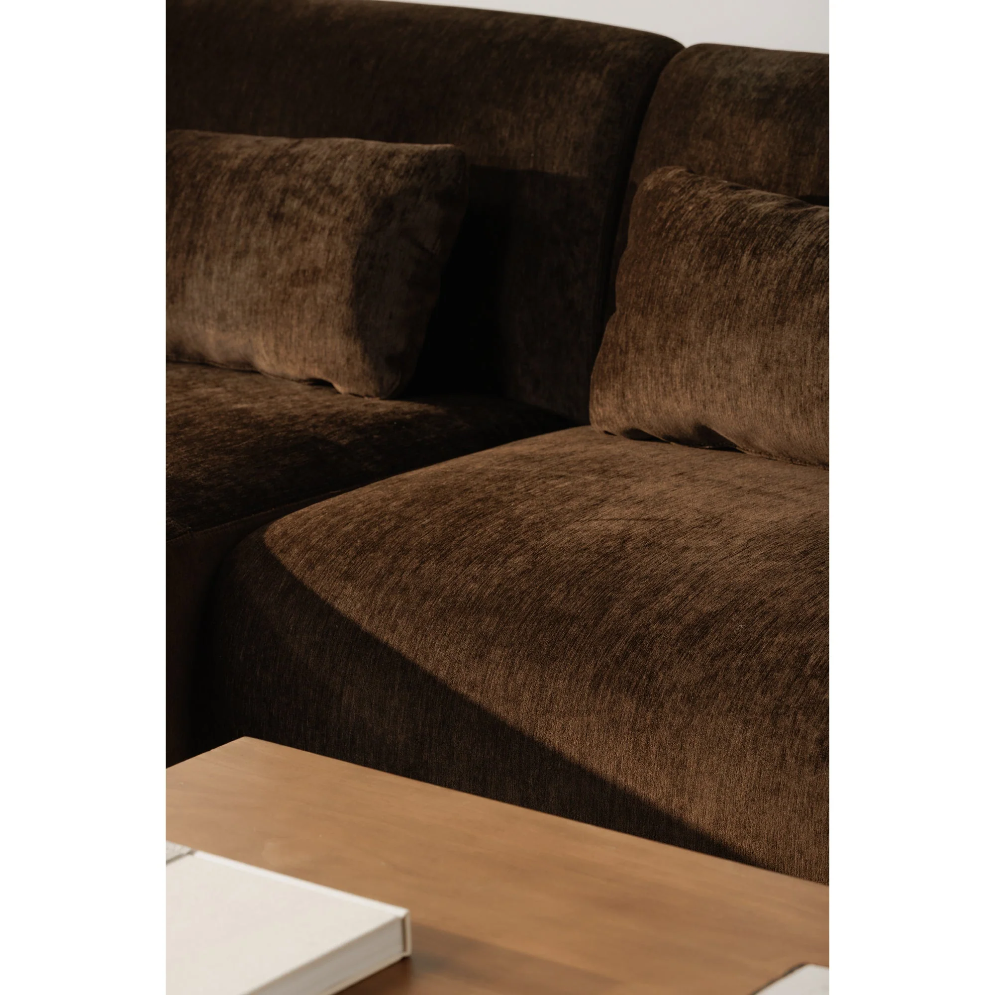 Moe's Home Collection Amelia Espresso Left Arm Facing Chair - Image 7