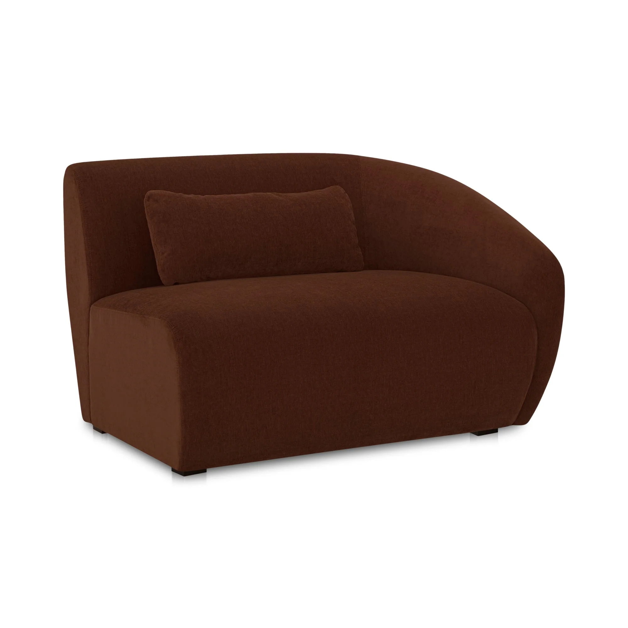 Moe's Home Collection Amelia Chestnut Right Arm Facing Chair - Image 2