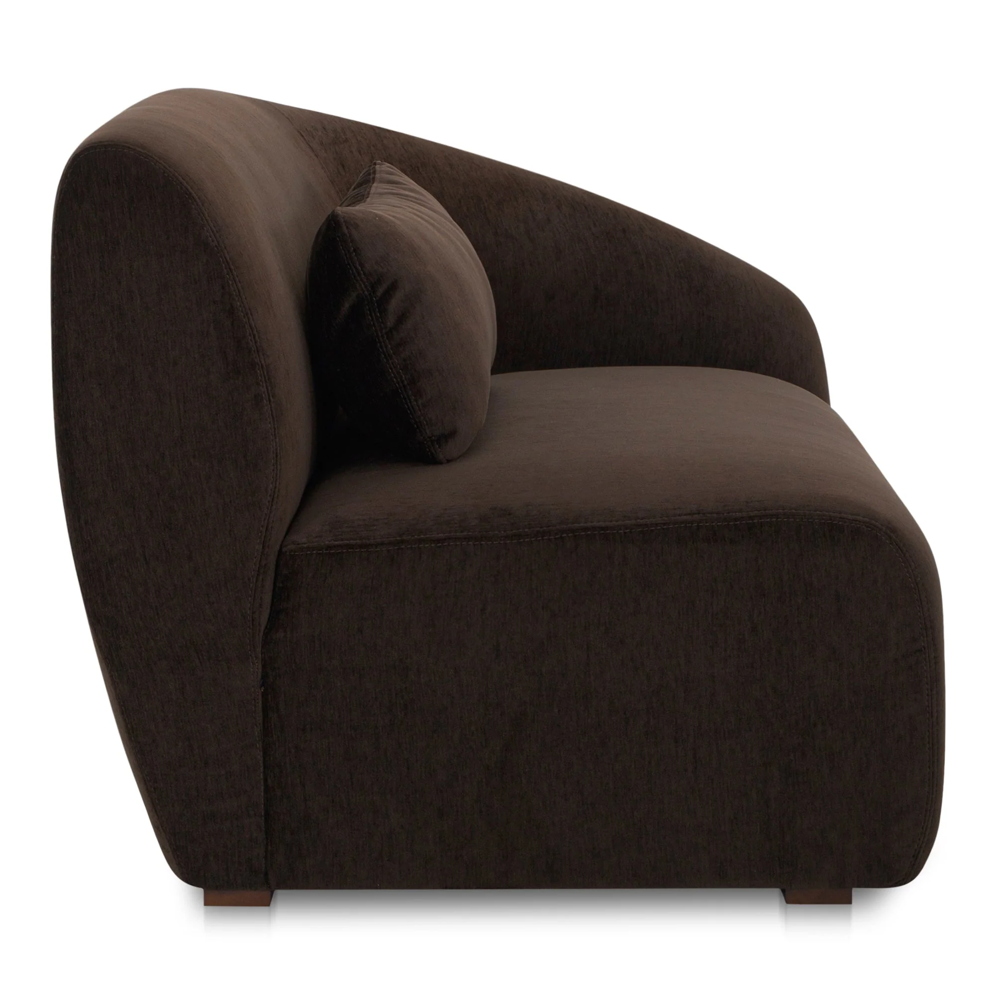 Moe's Home Collection Amelia Espresso Right Arm Facing Chair - Image 3