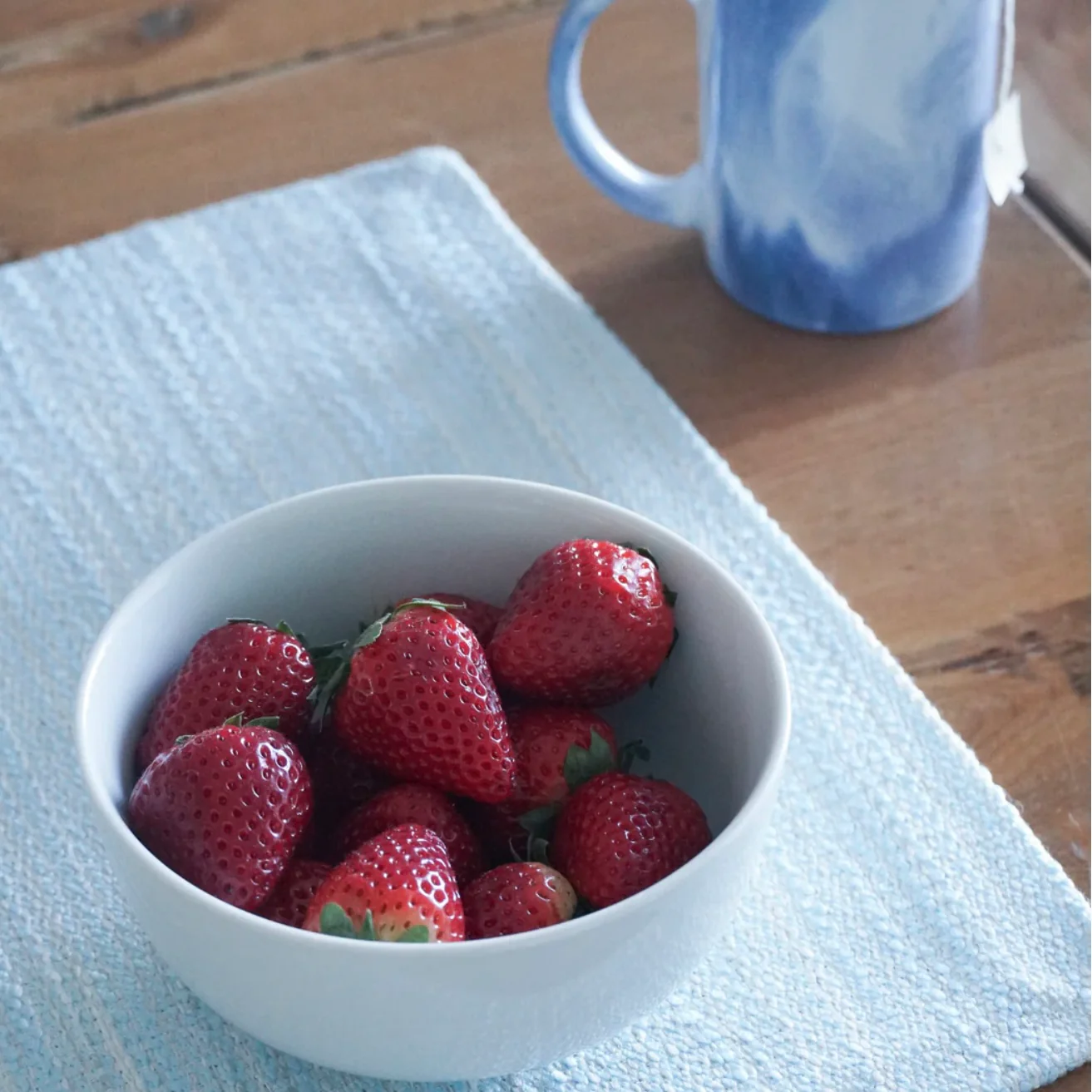 Anaya Home Bay View Blue Indoor Outdoor Placemat - Image 3