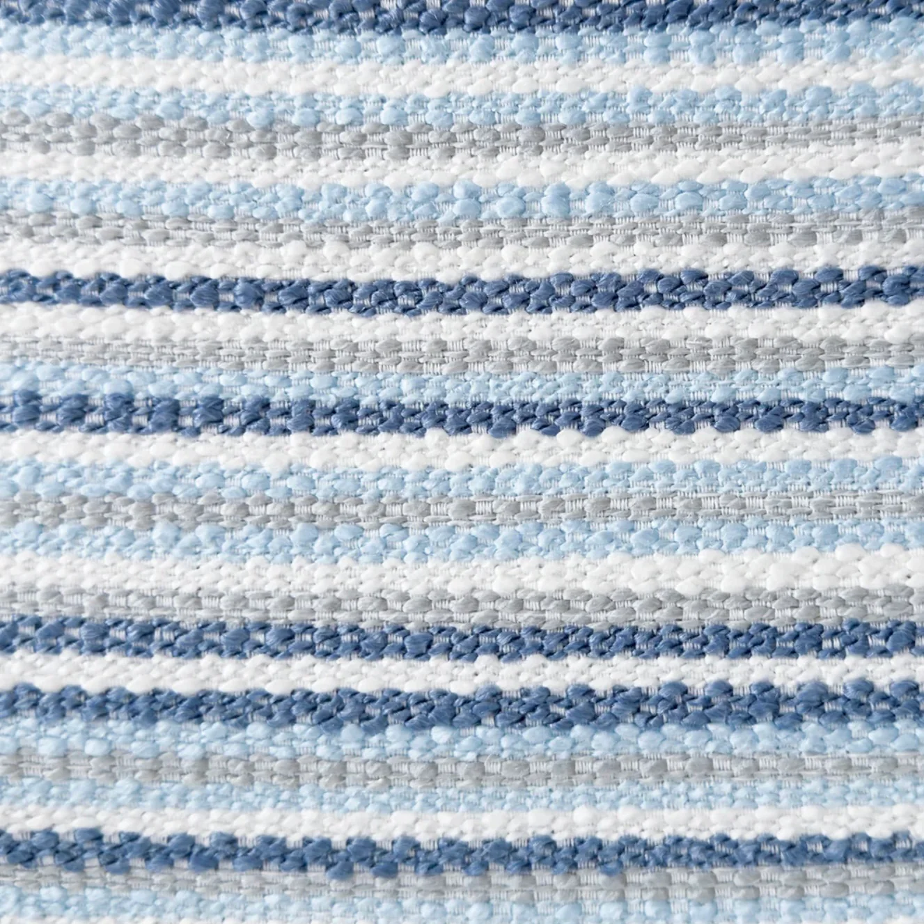 Anaya Home Blue Yacht Stripe Indoor Outdoor Table Runner - Image 2