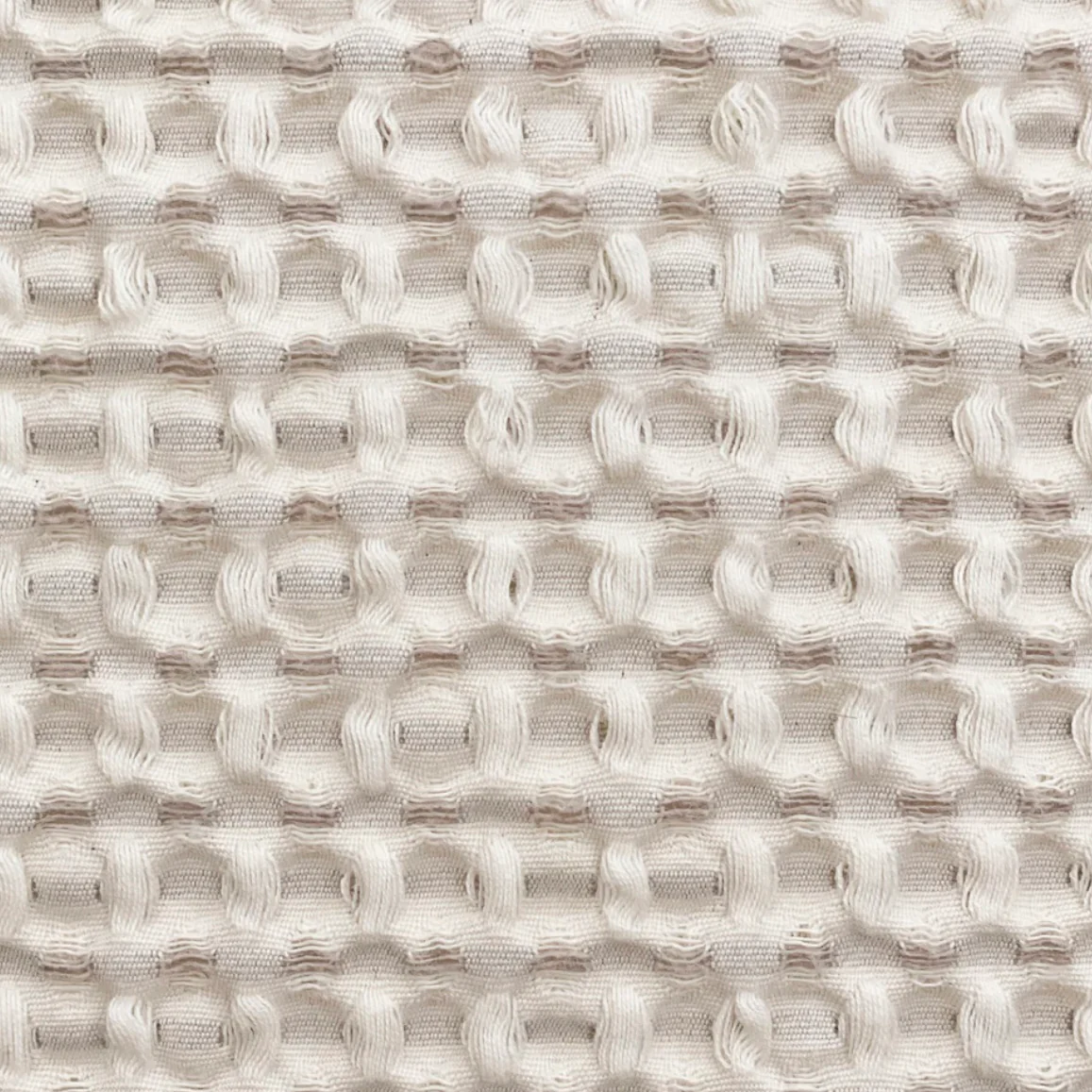Anaya Home Cool Cotton Beige Waffle Weave Euro Pillow 26x26 With Down Insert - Image 3