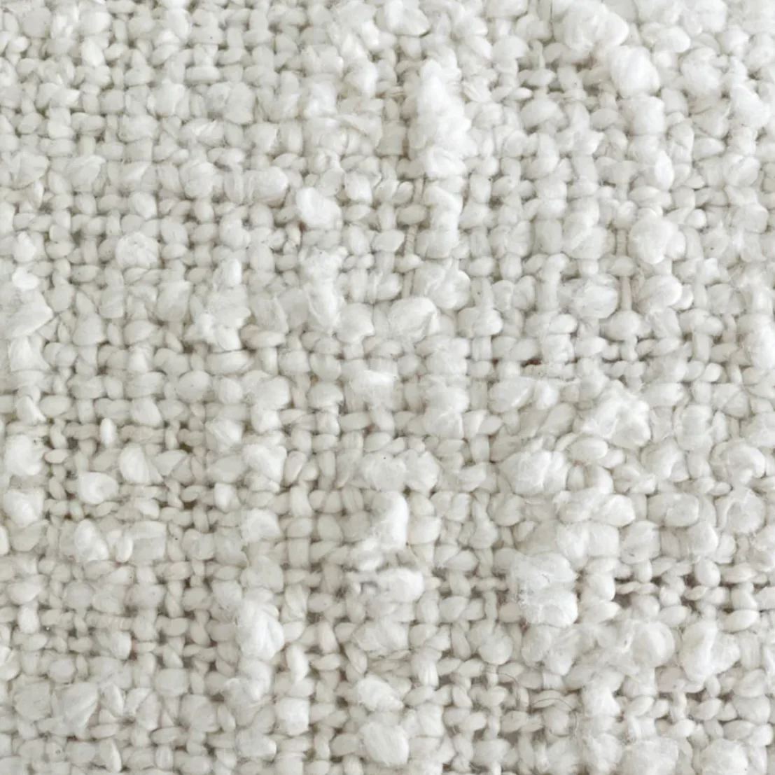 Anaya Home Cozy Cotton White Boucle Pillow 20x20 With Down Insert ~ DREAMY BEDDING SALE ~ Limited Quantity - Image 4