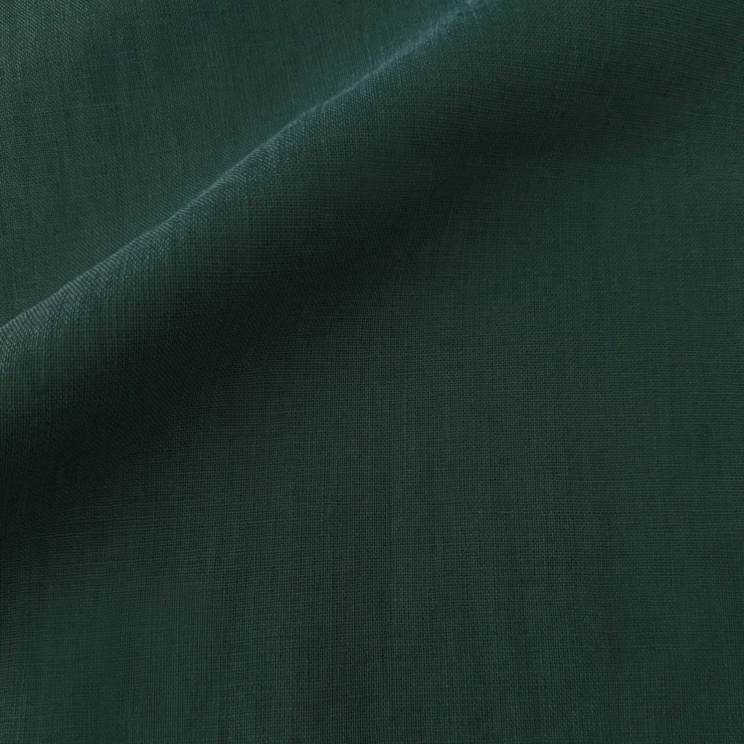 Anaya Home Linen Christmas Stocking  ~ Emerald Green - Image 3