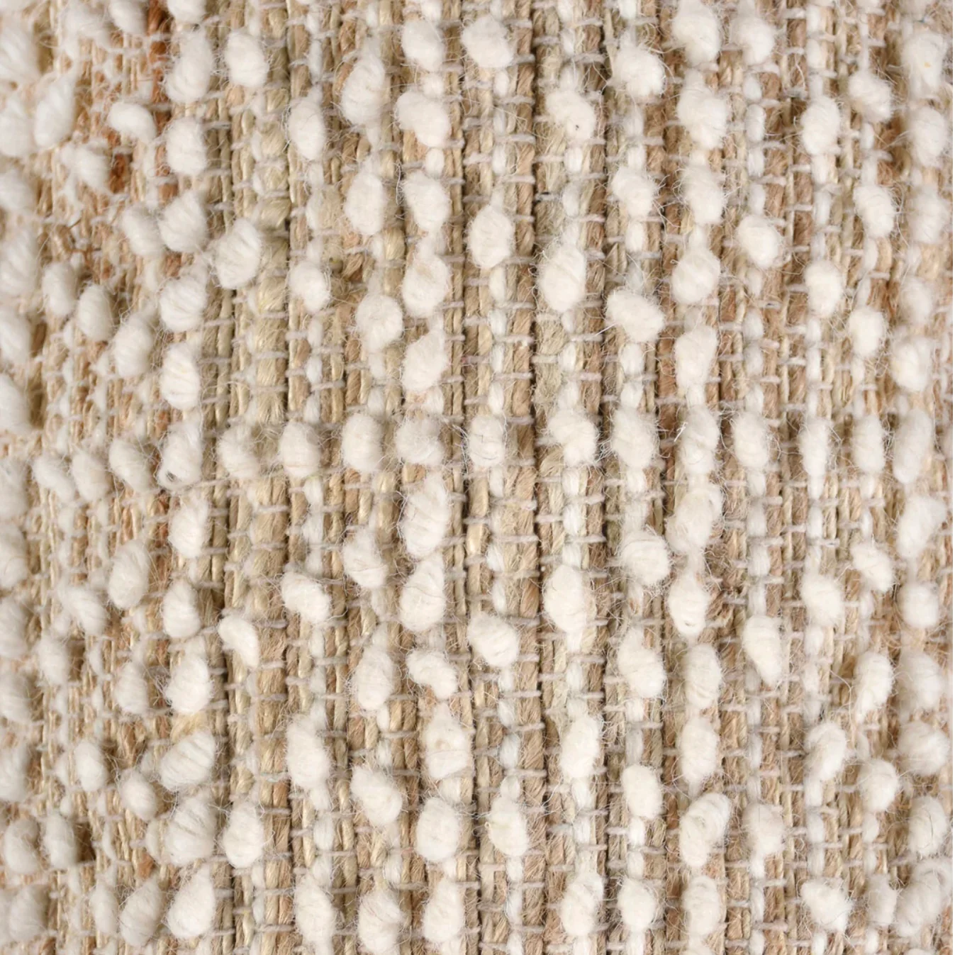 Anaya Home Natural Boucle Handwoven Pillow 14x40 With Down Insert - Image 3