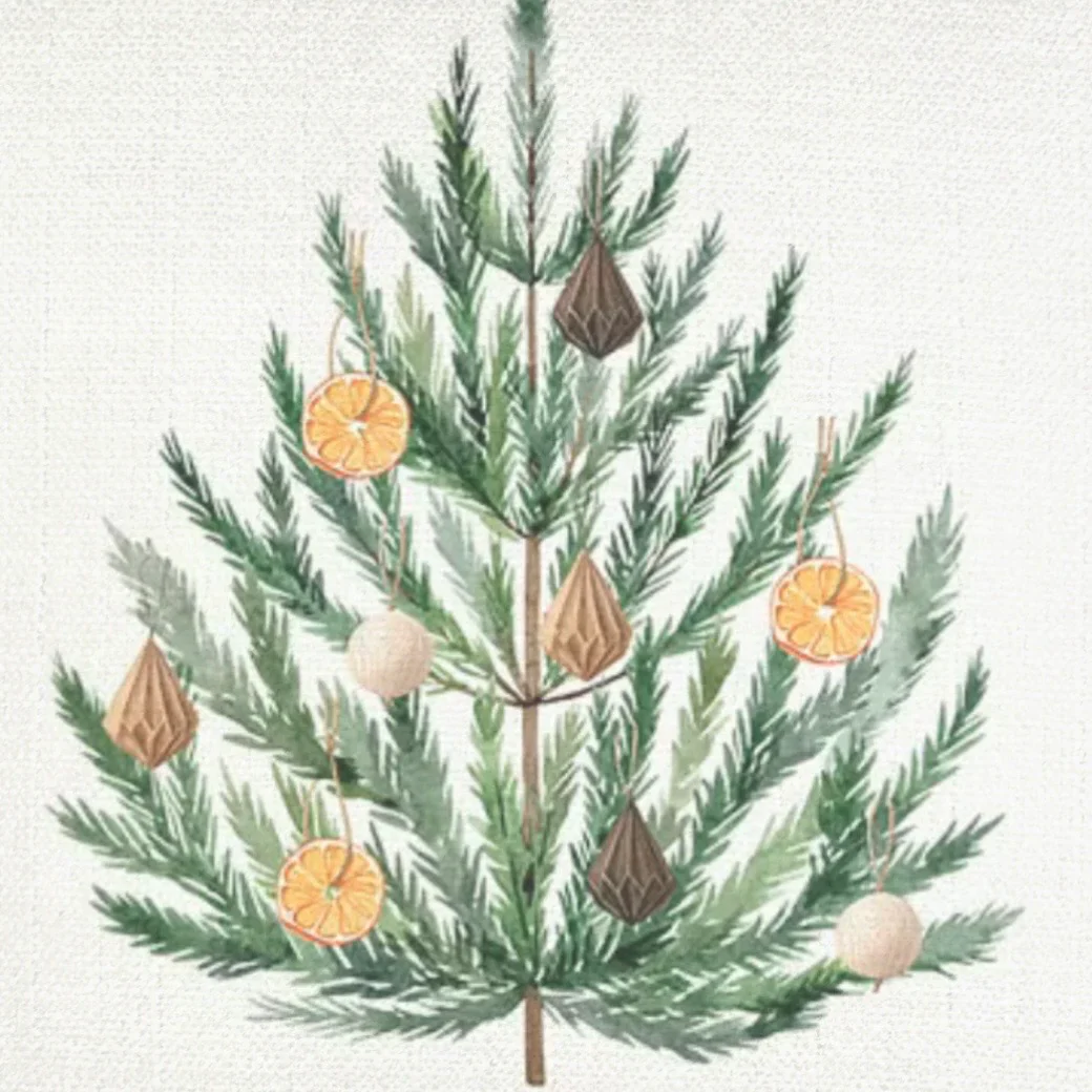Anaya Home Orange Christmas Tree Velvet Holiday Pillow ~ 20 X 20 - Image 3