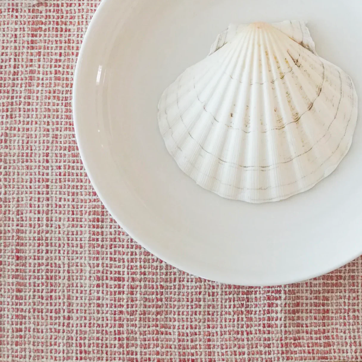 Anaya Home Seaside Smooth Desert Red Indoor Outdoor Table Runner