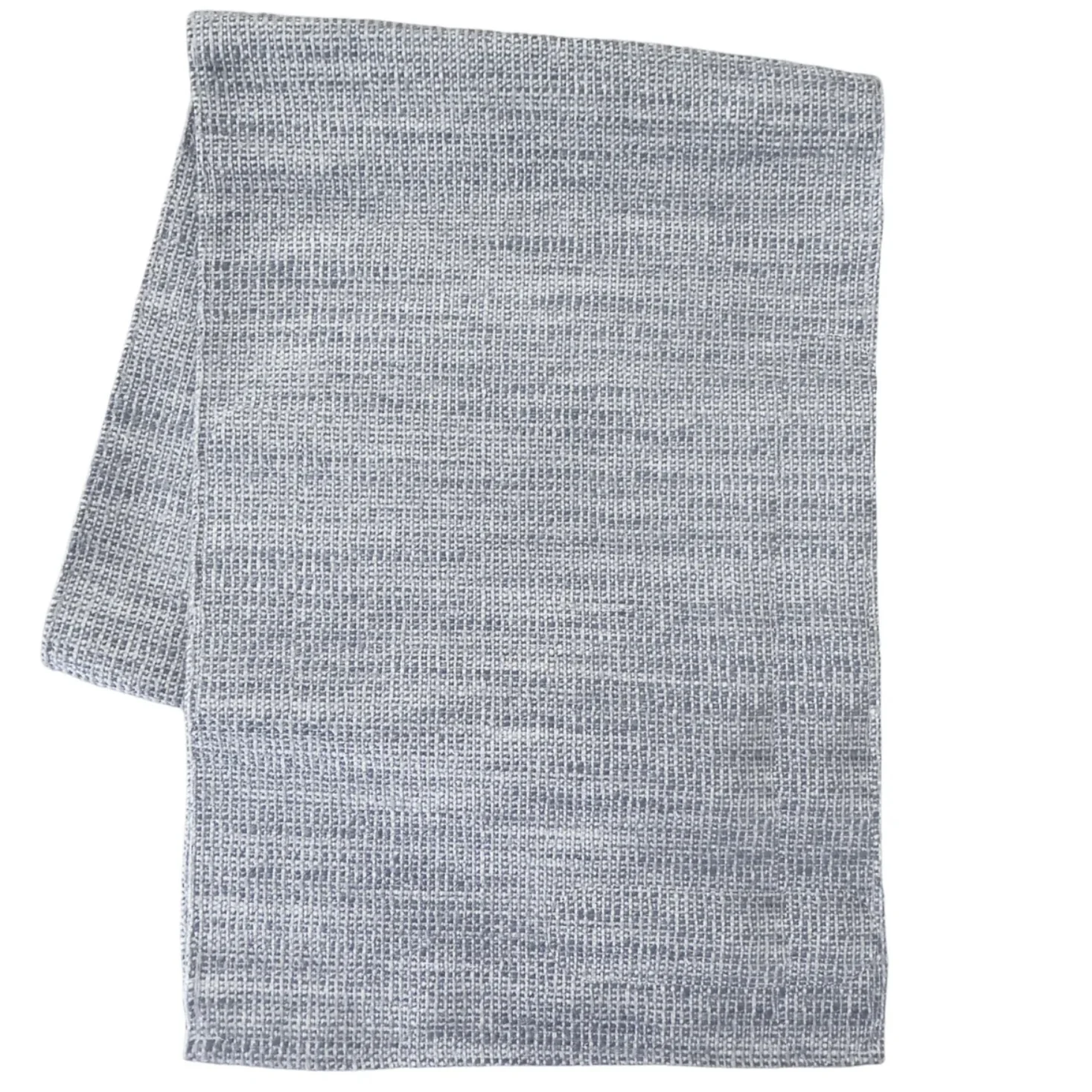 Anaya Home Seaside Smooth Grey Indoor Outdoor Table Runner - Image 2