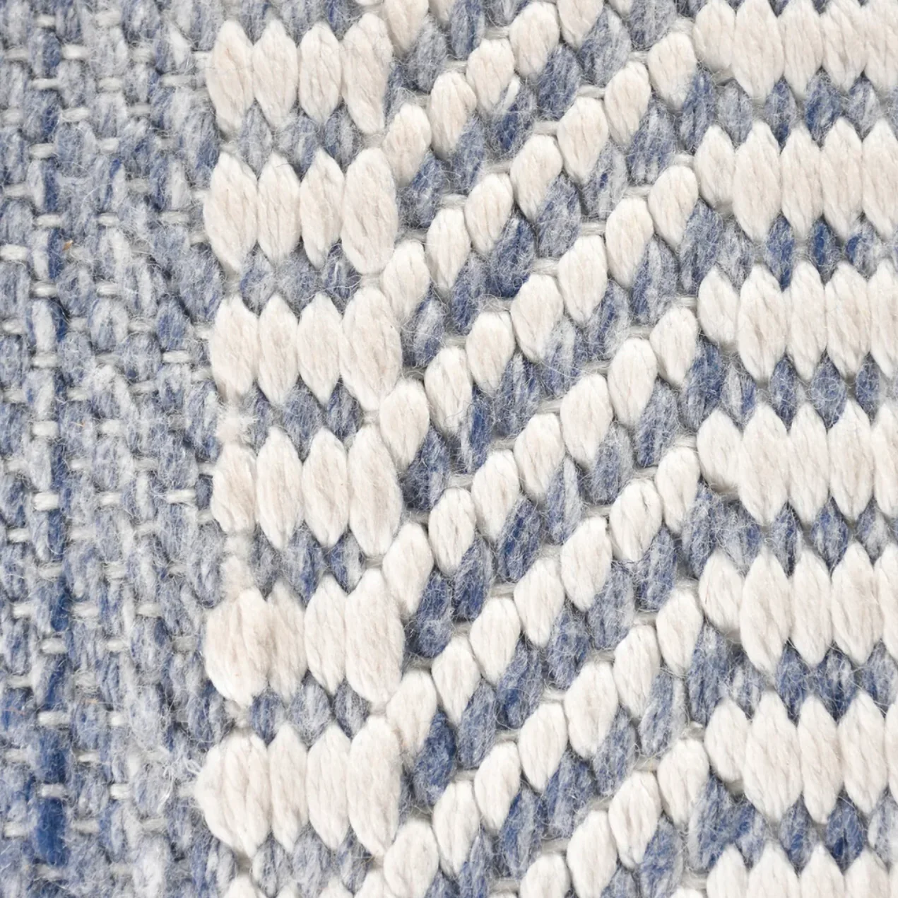 Anaya Home Seaside Stripe Handwoven Storage Side Table - Image 4