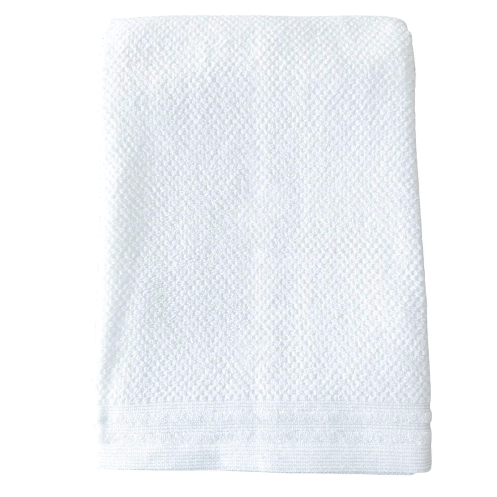 Anaya Home Serenity Cotton White Bath Towel