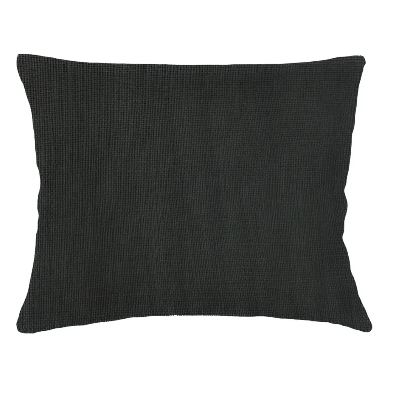 Anaya Home So Soft Linen Black Dutch Euro Pillow 28x36 With Down Insert