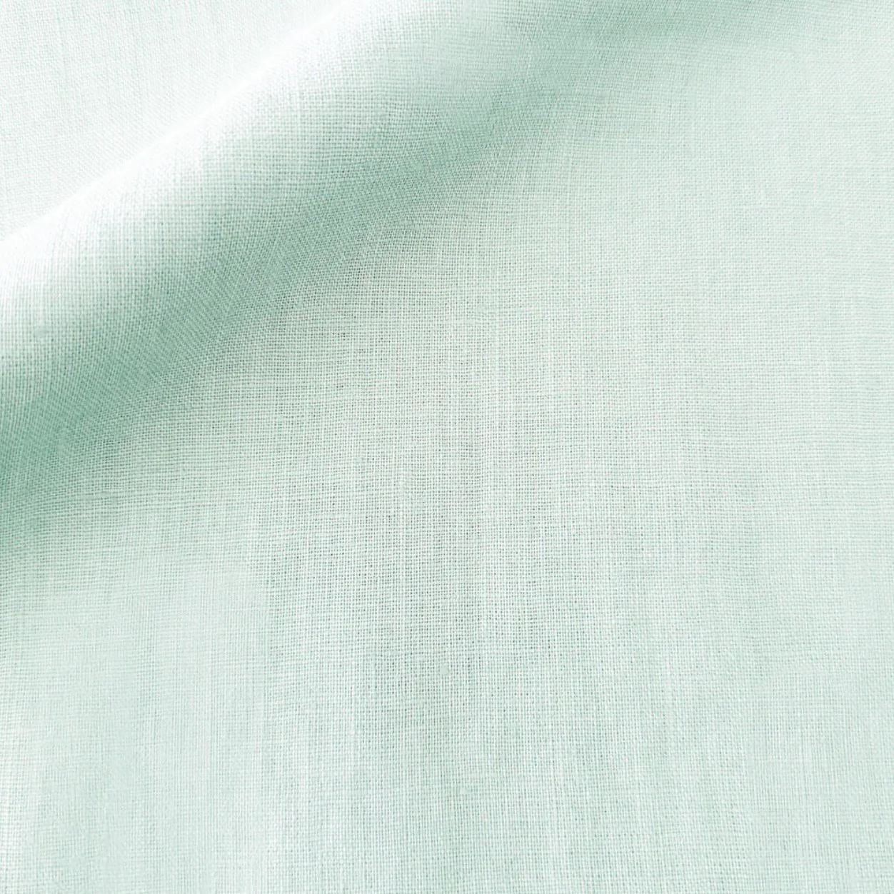 Anaya Home So Soft Linen Bright Aqua Body Pillow With Down Alternative Insert - Image 2