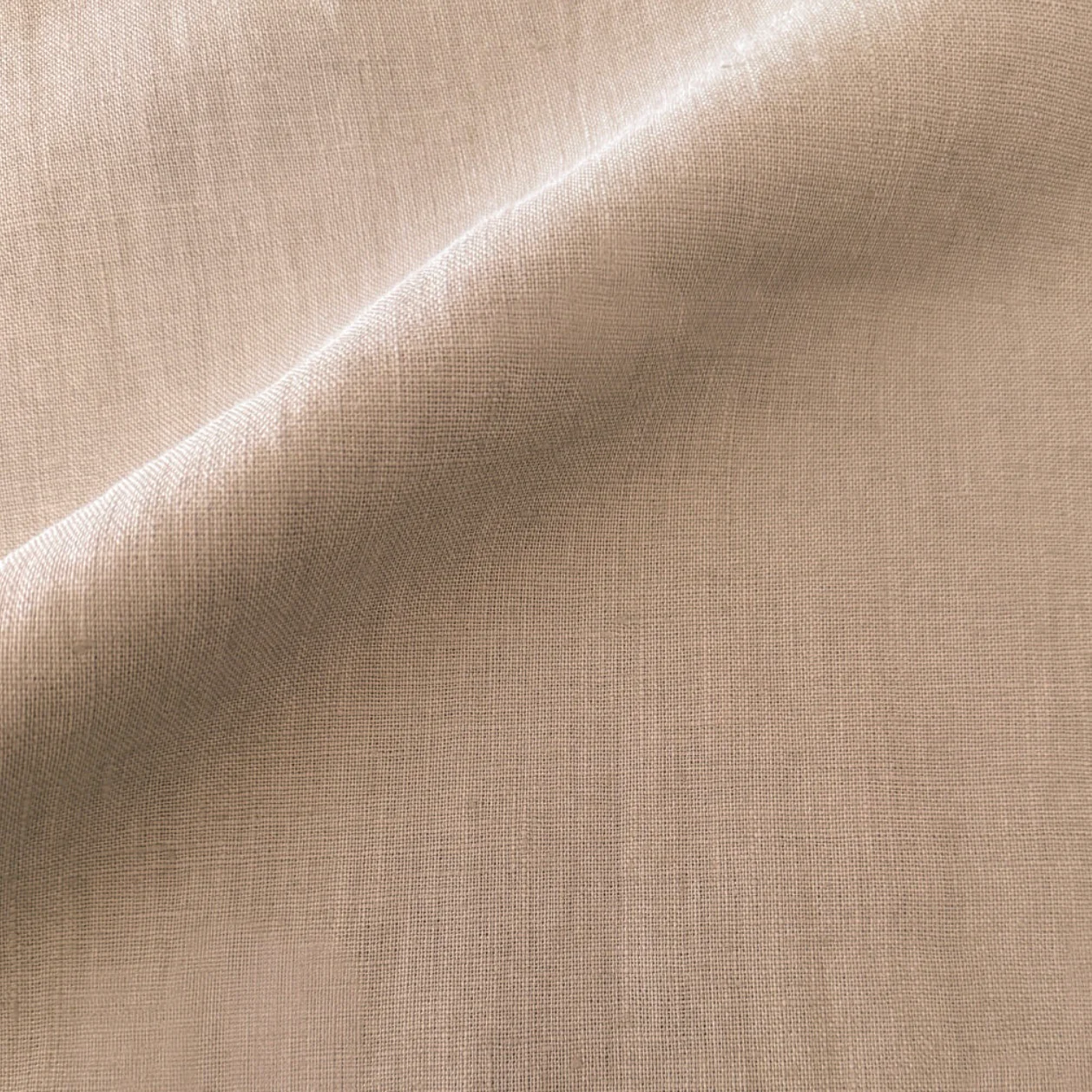 Anaya Home So Soft Linen Camel Beige Dutch Euro Pillow 26 x26 With Down Insert - Image 2