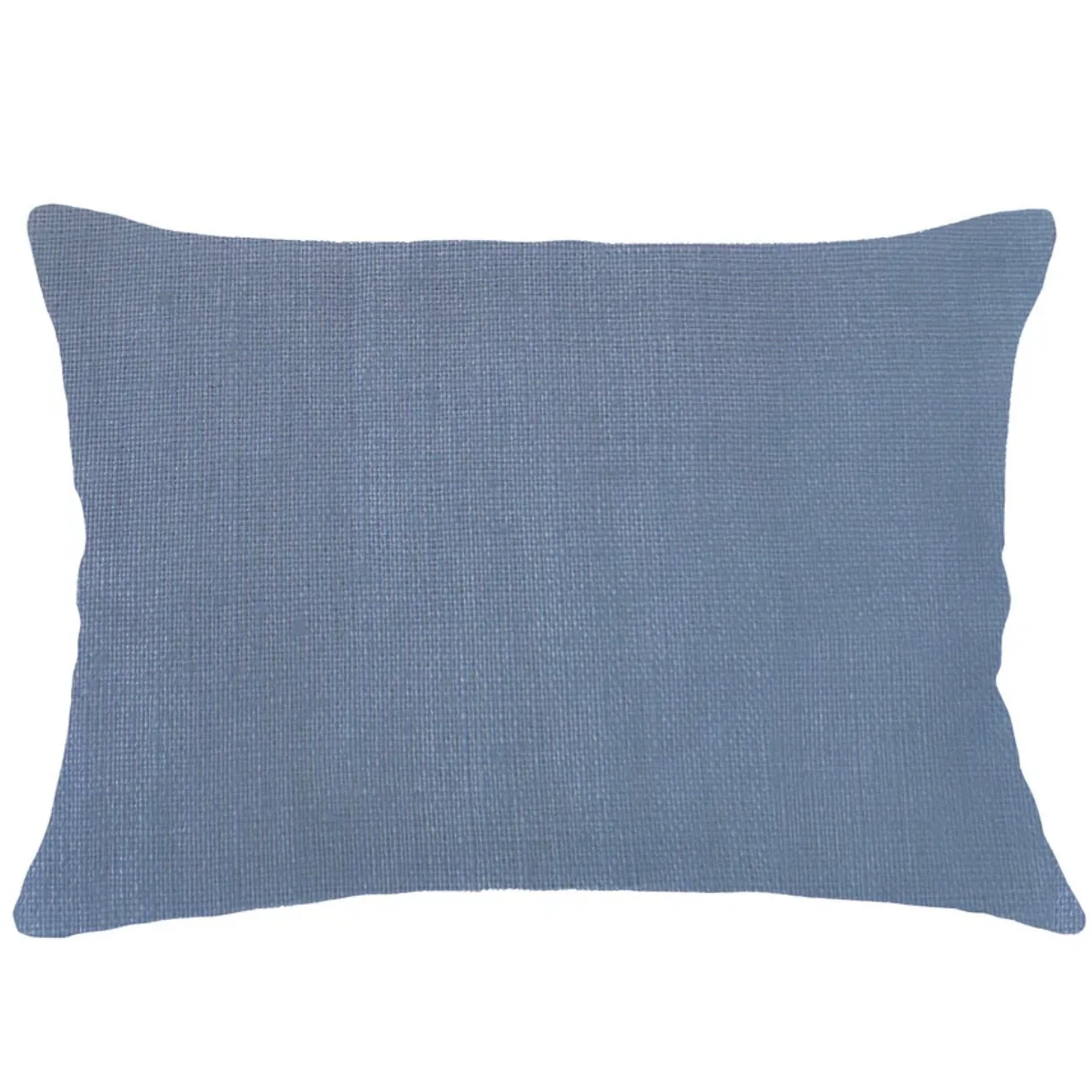 Anaya Home So Soft Linen Cape Blue Dutch Euro Pillow 28x36 With Down Insert