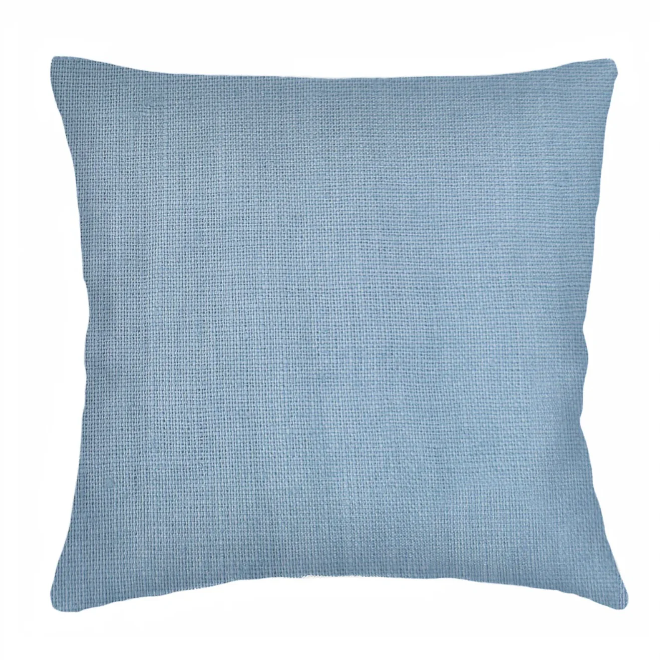 Anaya Home So Soft Linen Coastal Blue Pillow 20x20 With Down Insert