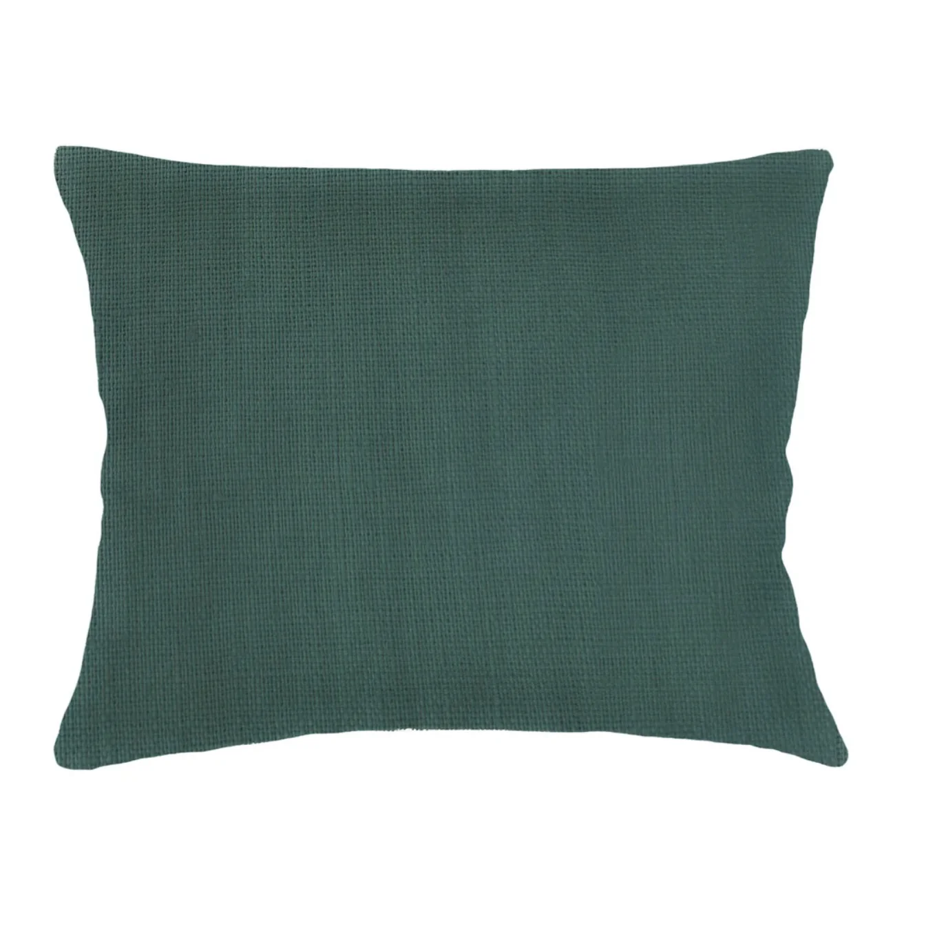 Anaya Home So Soft Linen Emerald Green Dutch Euro Pillow 28x36 With Down Insert