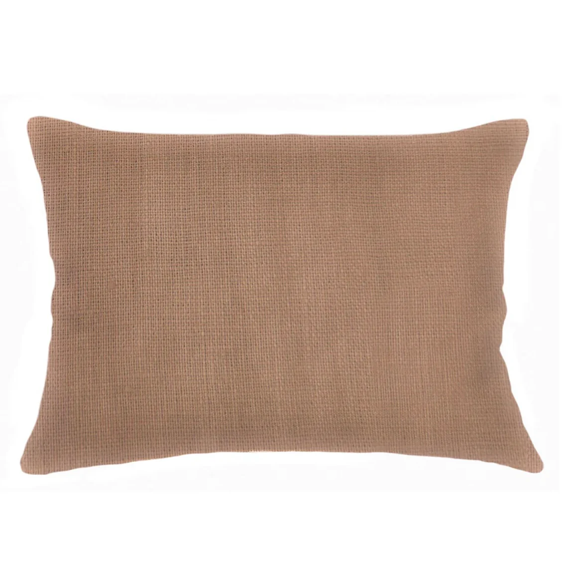 Anaya Home So Soft Linen Latte Lumbar Pillow 14x20 With Down Insert
