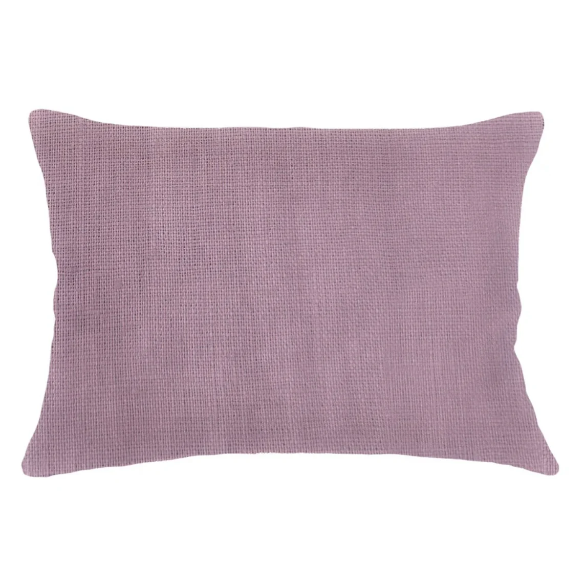 Anaya Home So Soft Linen Lavender Lumbar Pillow 14x20 With Down Insert