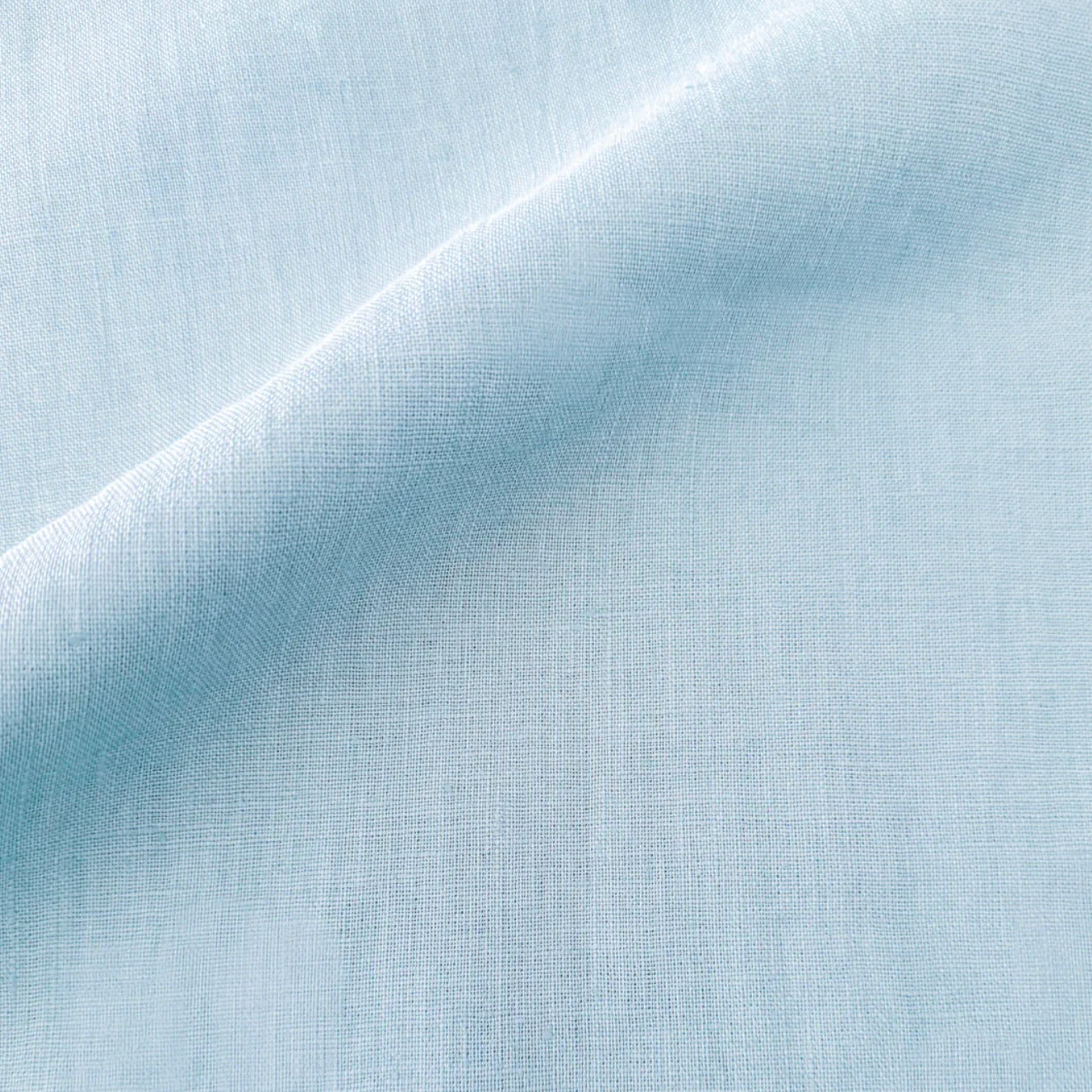 Anaya Home So Soft Linen Light Blue Lumbar Pillow 14x20 With Down Insert - Image 2