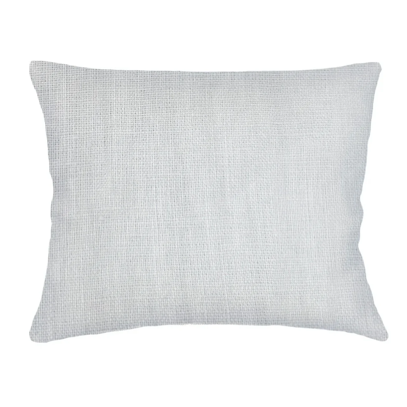 Anaya Home So Soft Linen Light Grey Dutch Euro Pillow 28x36 With Down Insert