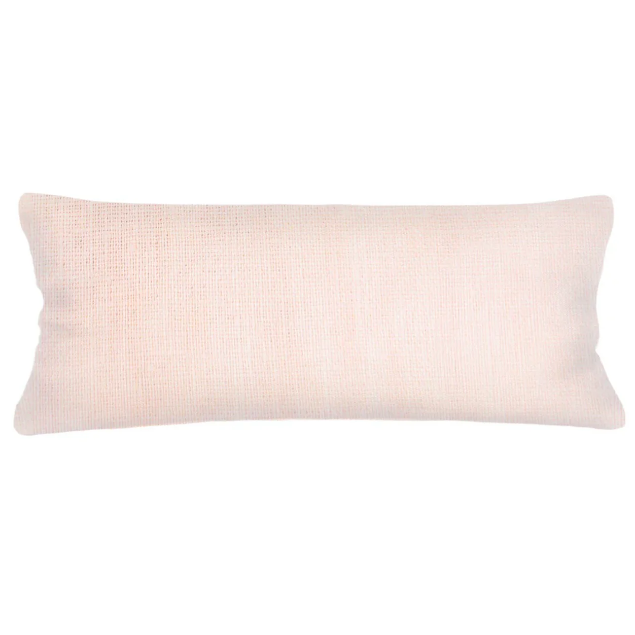 Anaya Home So Soft Linen Light Pink Lumbar Pillow 14x40 With Down Insert