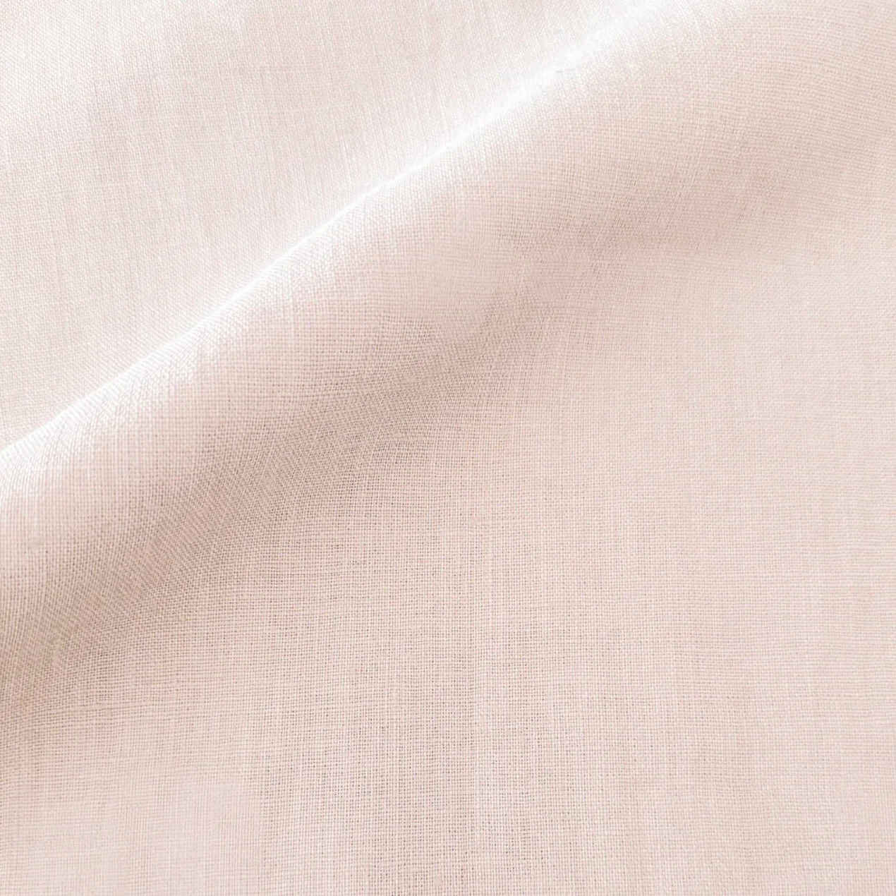 Anaya Home So Soft Linen Light Pink Lumbar Pillow 14x40 With Down Insert - Image 2