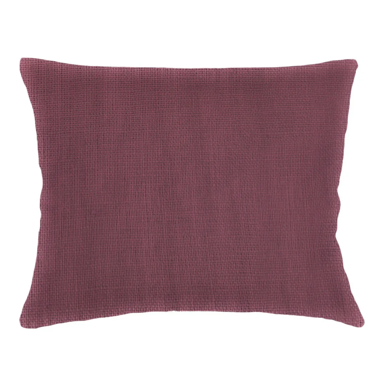 Anaya Home So Soft Linen Maroon Dutch Euro Pillow 28x36 With Down Insert