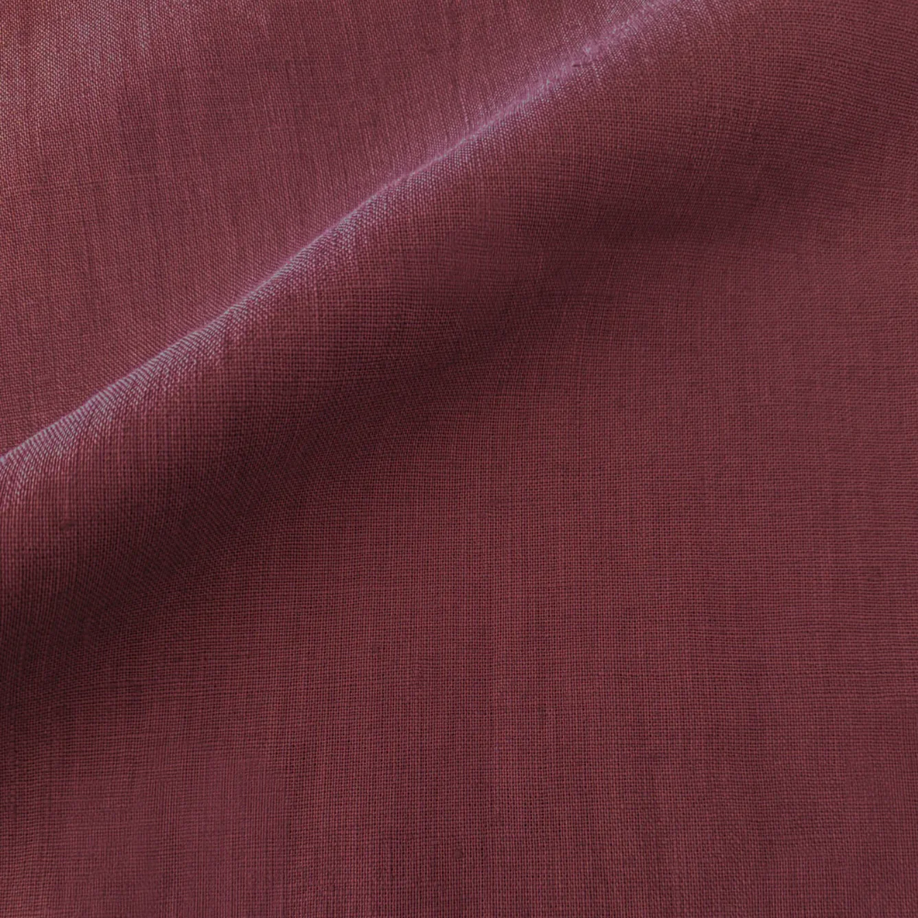 Anaya Home So Soft Linen Maroon Lumbar Pillow 14x20 With Down Insert - Image 2
