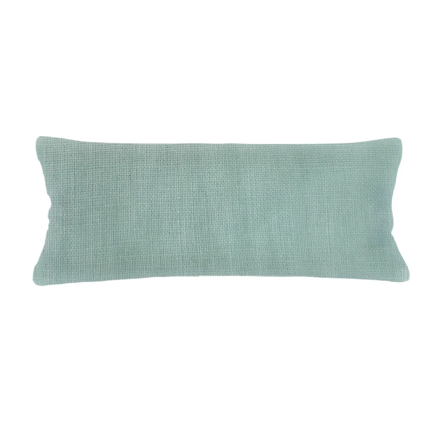 Anaya Home So Soft Linen Mint Green Lumbar Pillow 14x40 With Down Insert