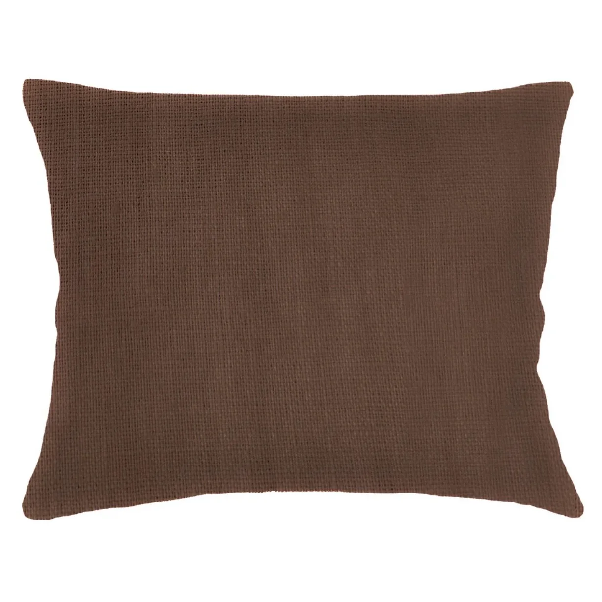 Anaya Home So Soft Linen Oak Brown Dutch Euro Pillow 28x36 With Down Insert