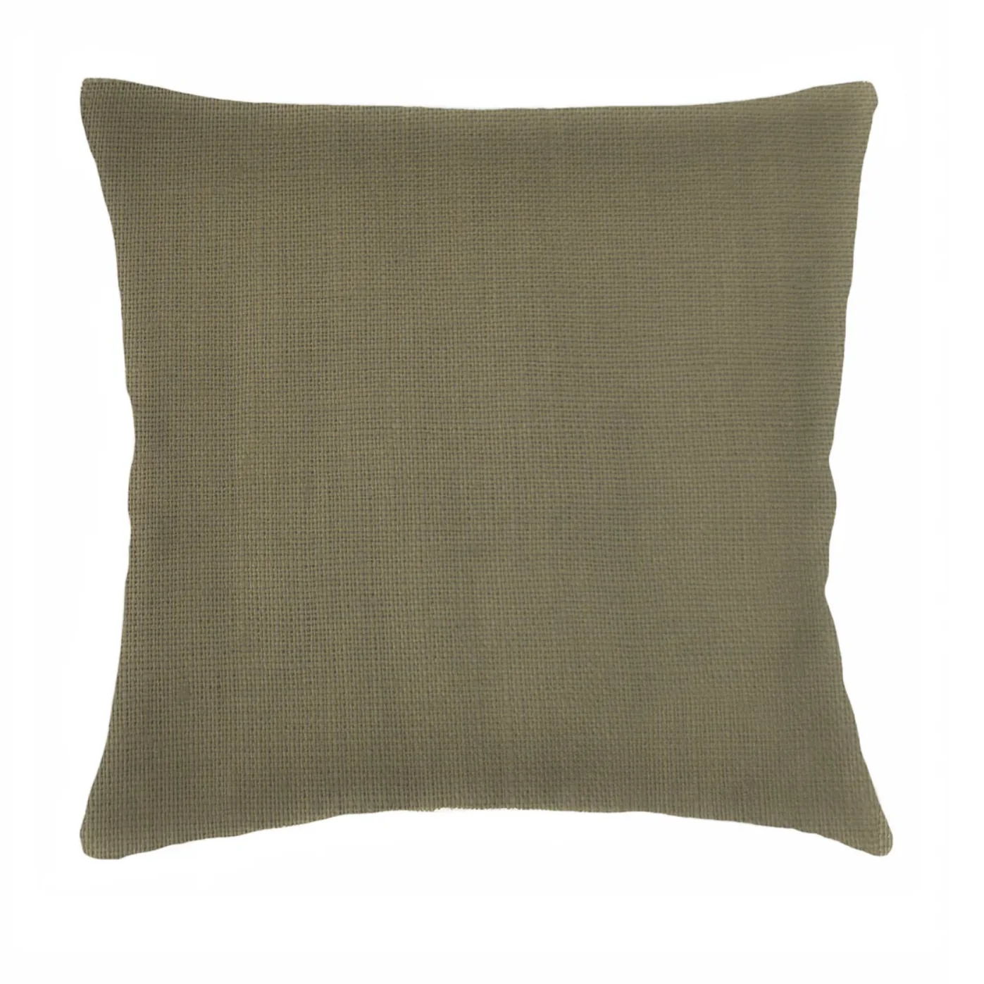 Anaya Home So Soft Linen Olive Green Euro Pillow 26x26 With Down Insert