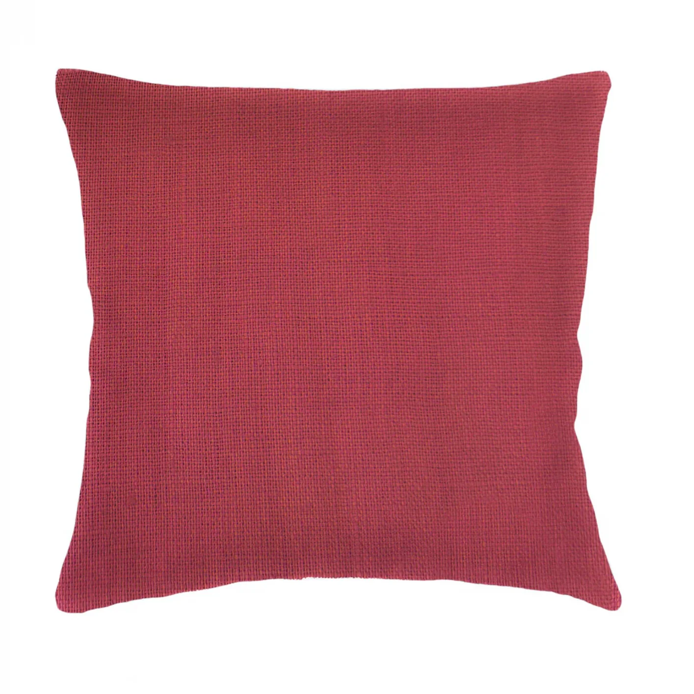Anaya Home So Soft Linen Red Euro Pillow 26x26 With Down Insert