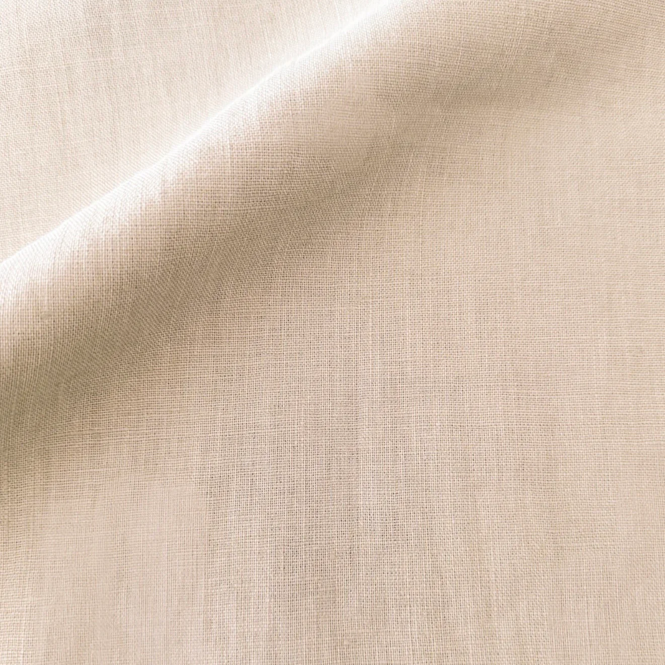 Anaya Home So Soft Linen Sandy Beige Pillow 20x20 With Down Insert - Image 2