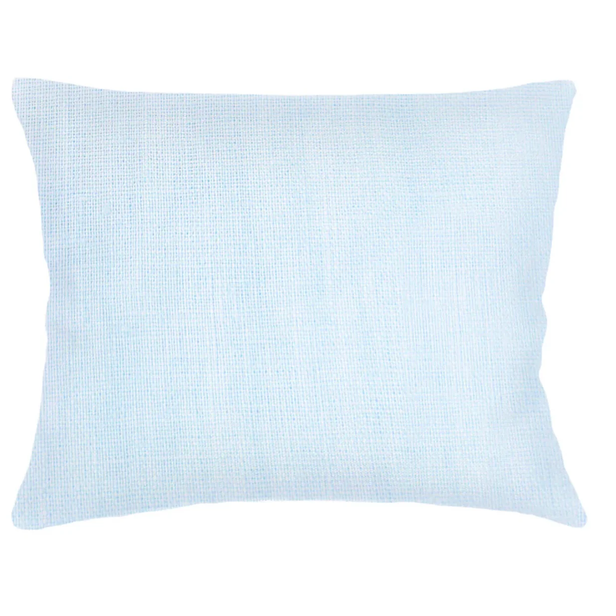 Anaya Home So Soft Linen Sky Blue Dutch Euro Pillow 28x36 With Down Insert