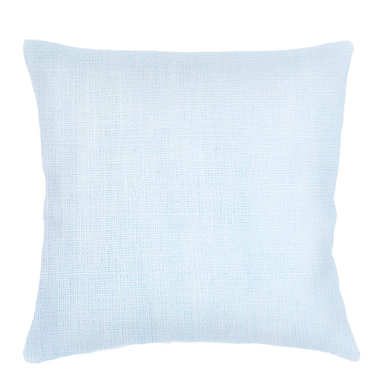 Anaya Home So Soft Linen Sky Blue Pillow 20x20 With Down Insert