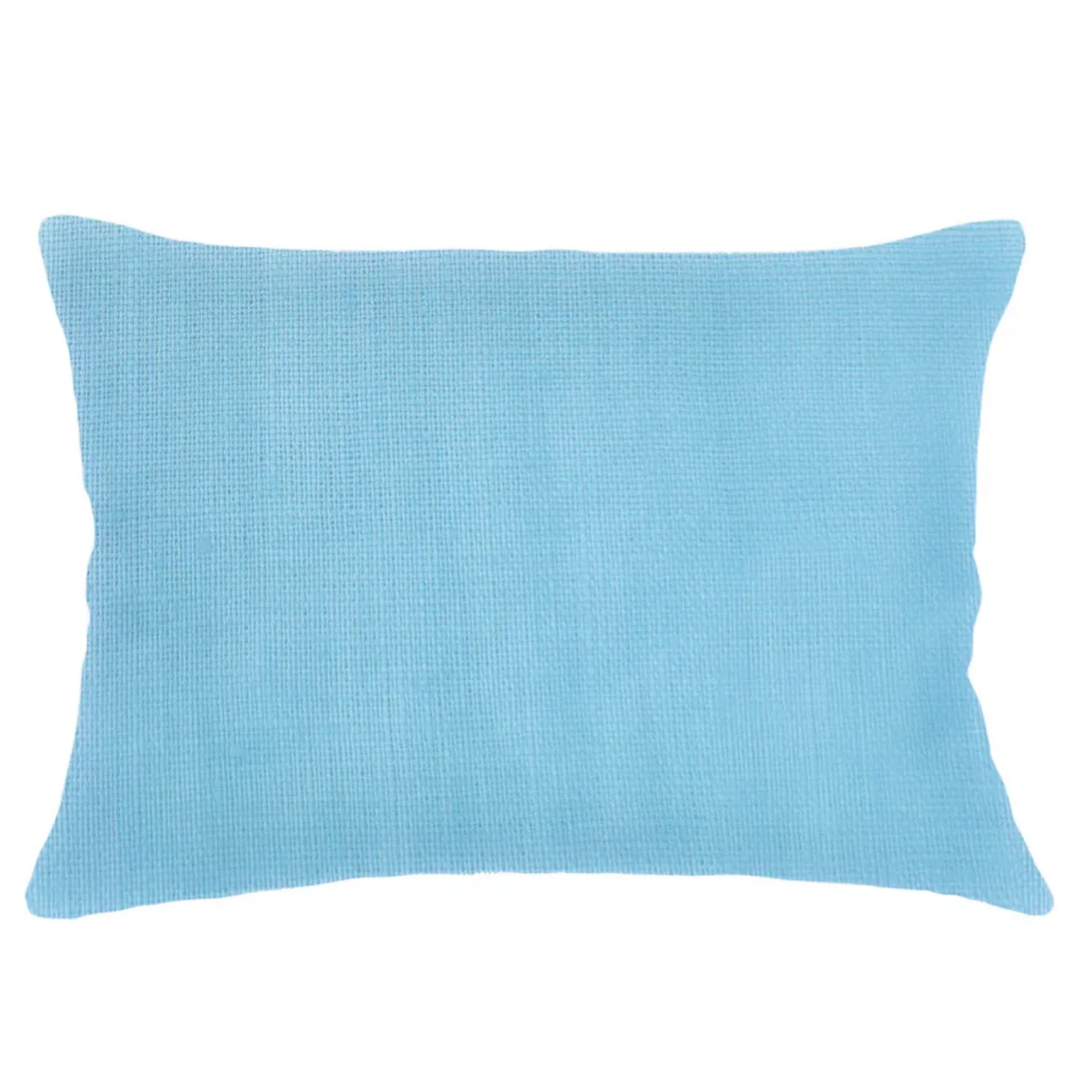 Anaya Home So Soft Linen Surf Blue Dutch Euro Pillow 28x36 With Down Insert